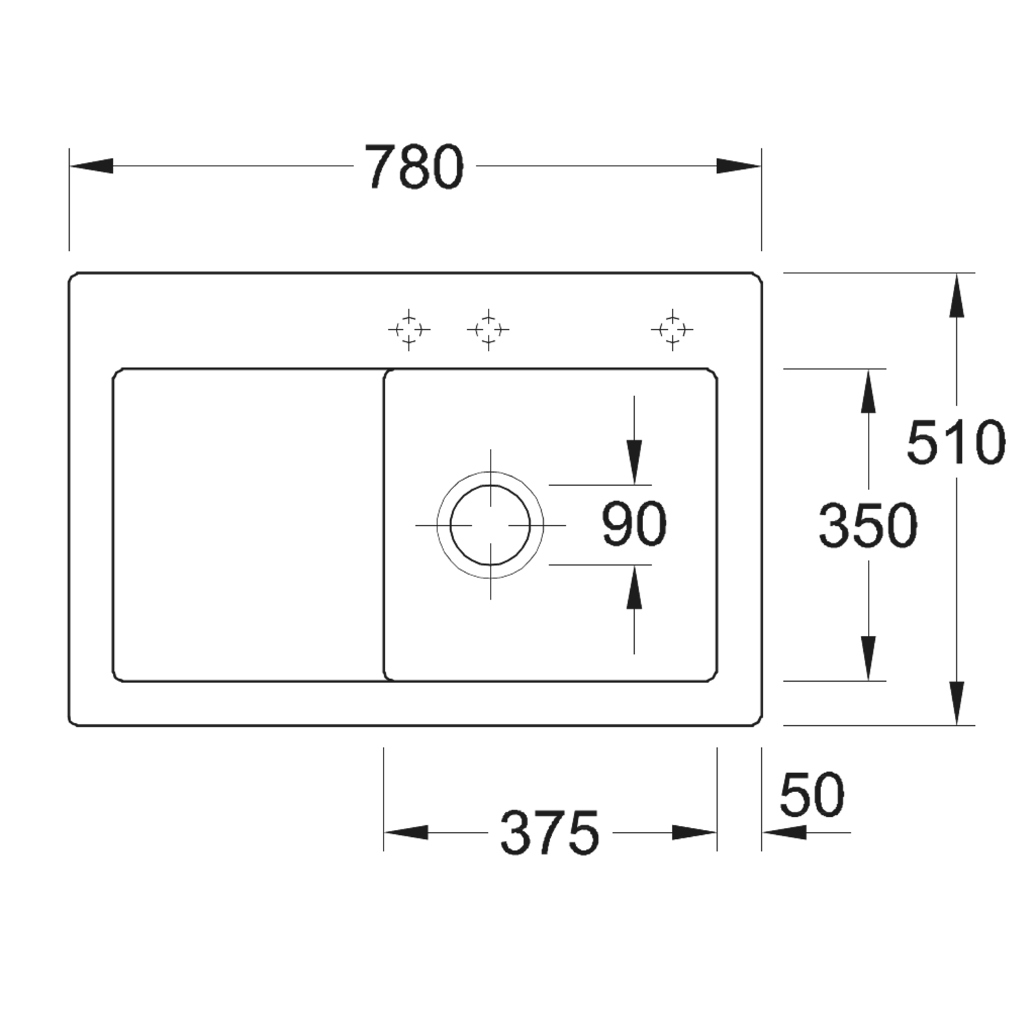 V&B 6772.01.i4 subway 45g graphite ceramicplus