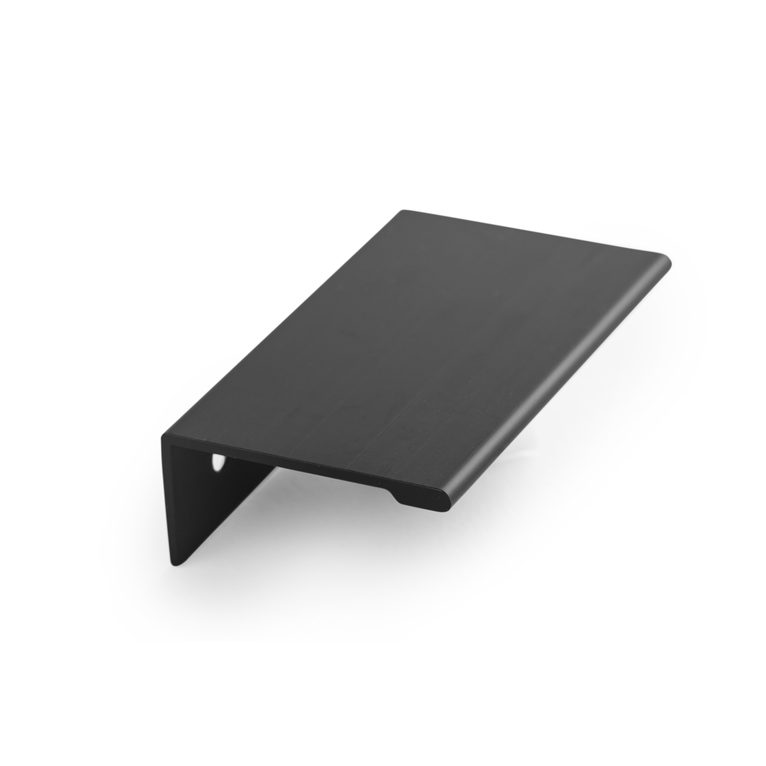 Hoekgreep alu Zwart mat r9005 l:2500mm z/gaten