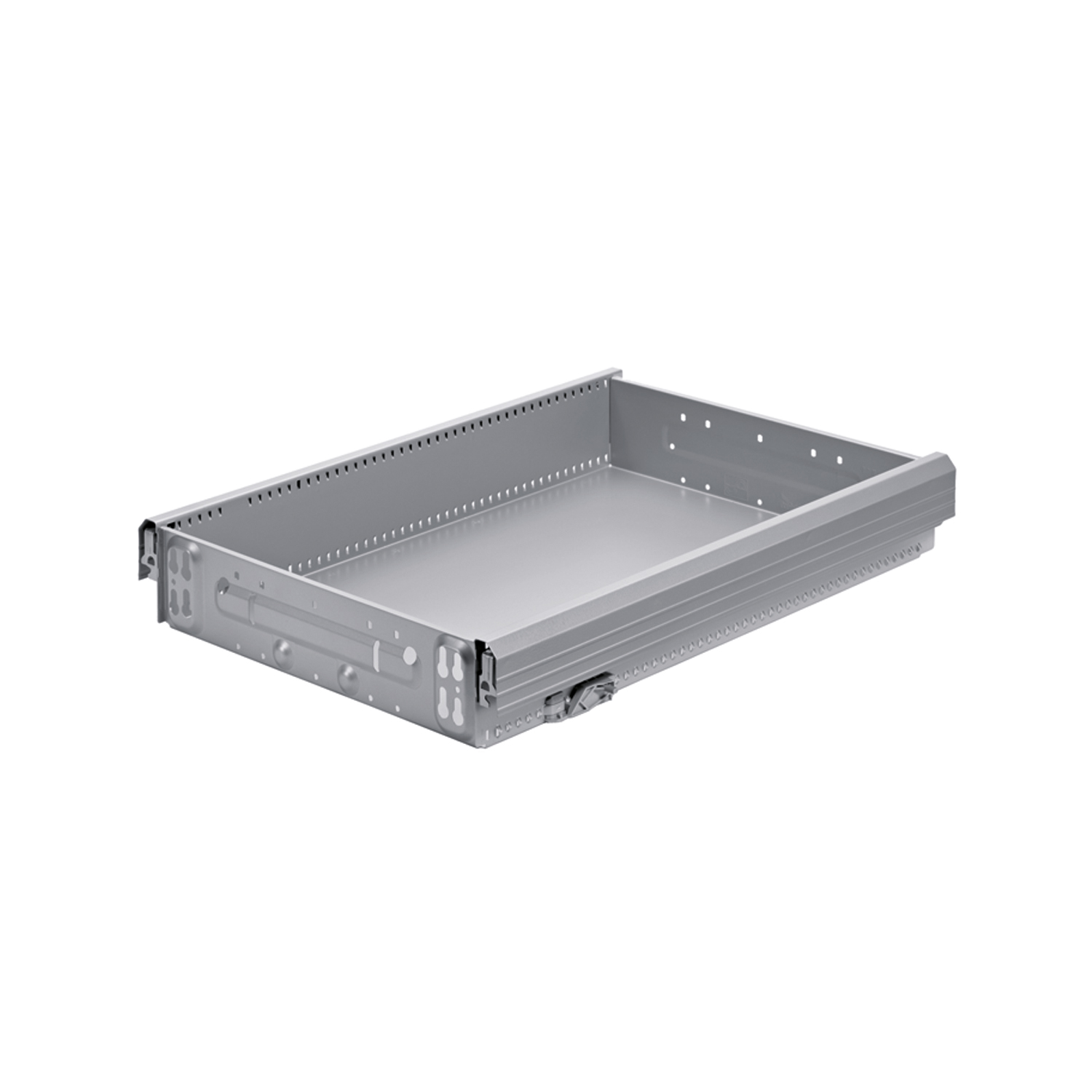 Tiroir standard - Systema Top 2000, 370 x 514, aspect aluminium