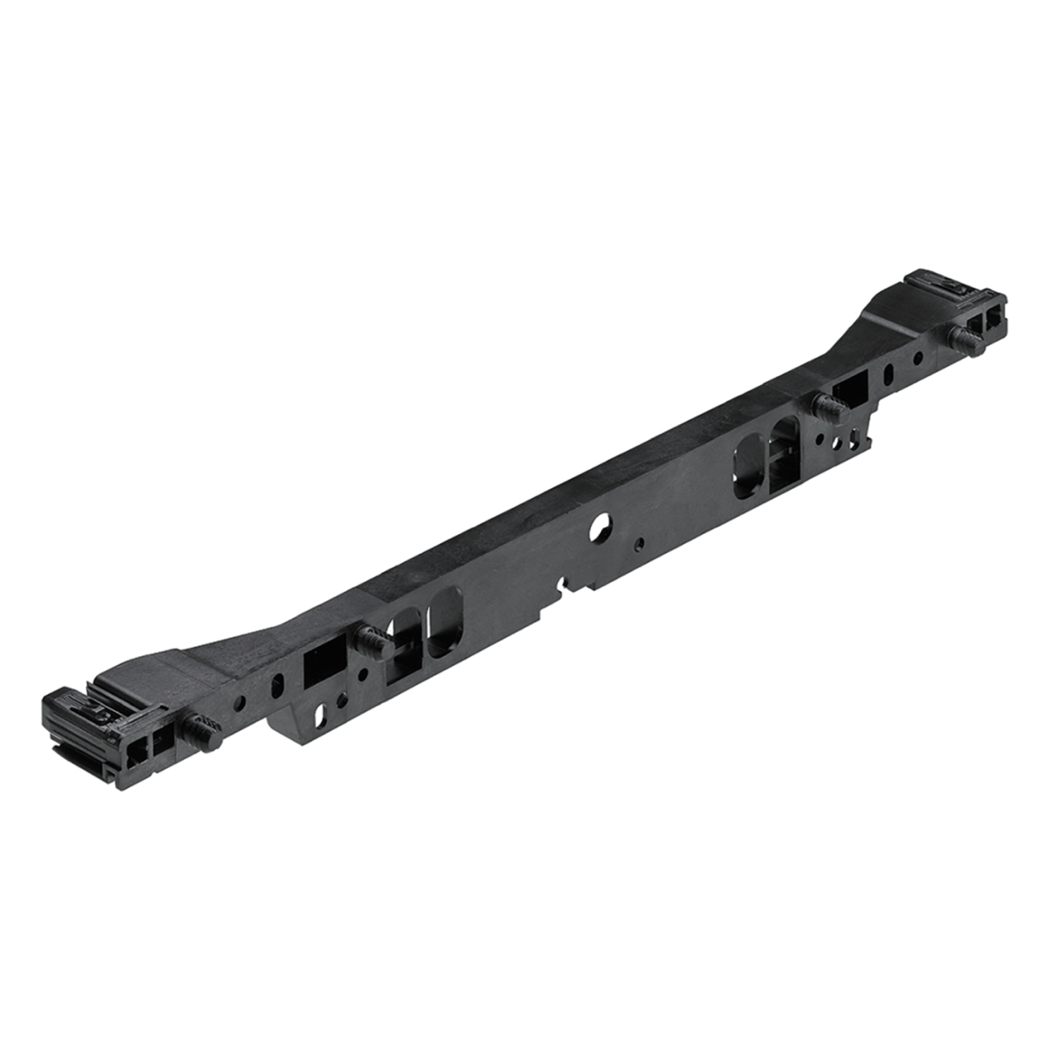 Raccord de façade avec tenons, 380 / 392, noir