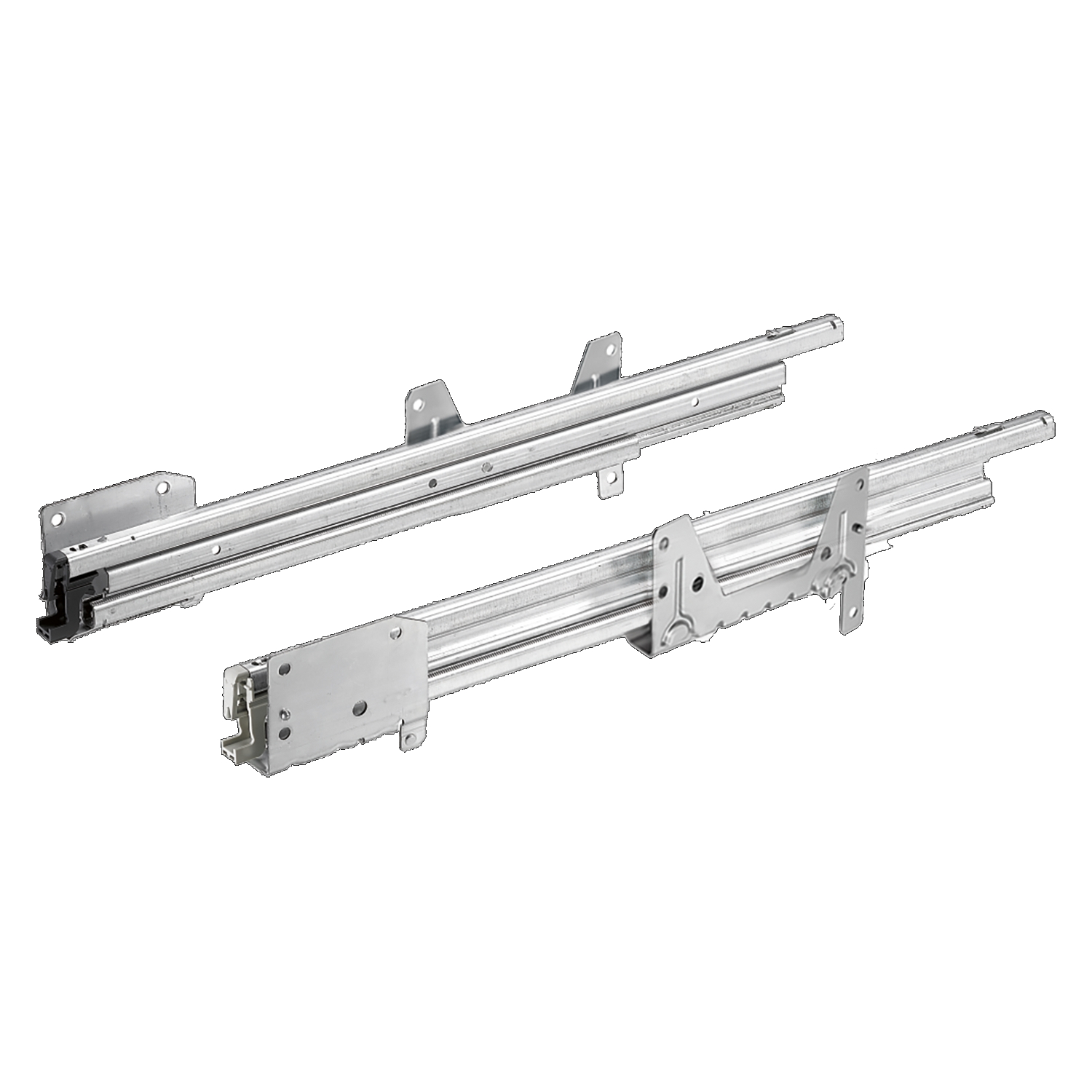Coulisse Quadro Duplex 45, Compatible avec Silent System, compatible avec Push to open,  EB 292 mm / 392 mm, 530 mm, à gauche et à droite