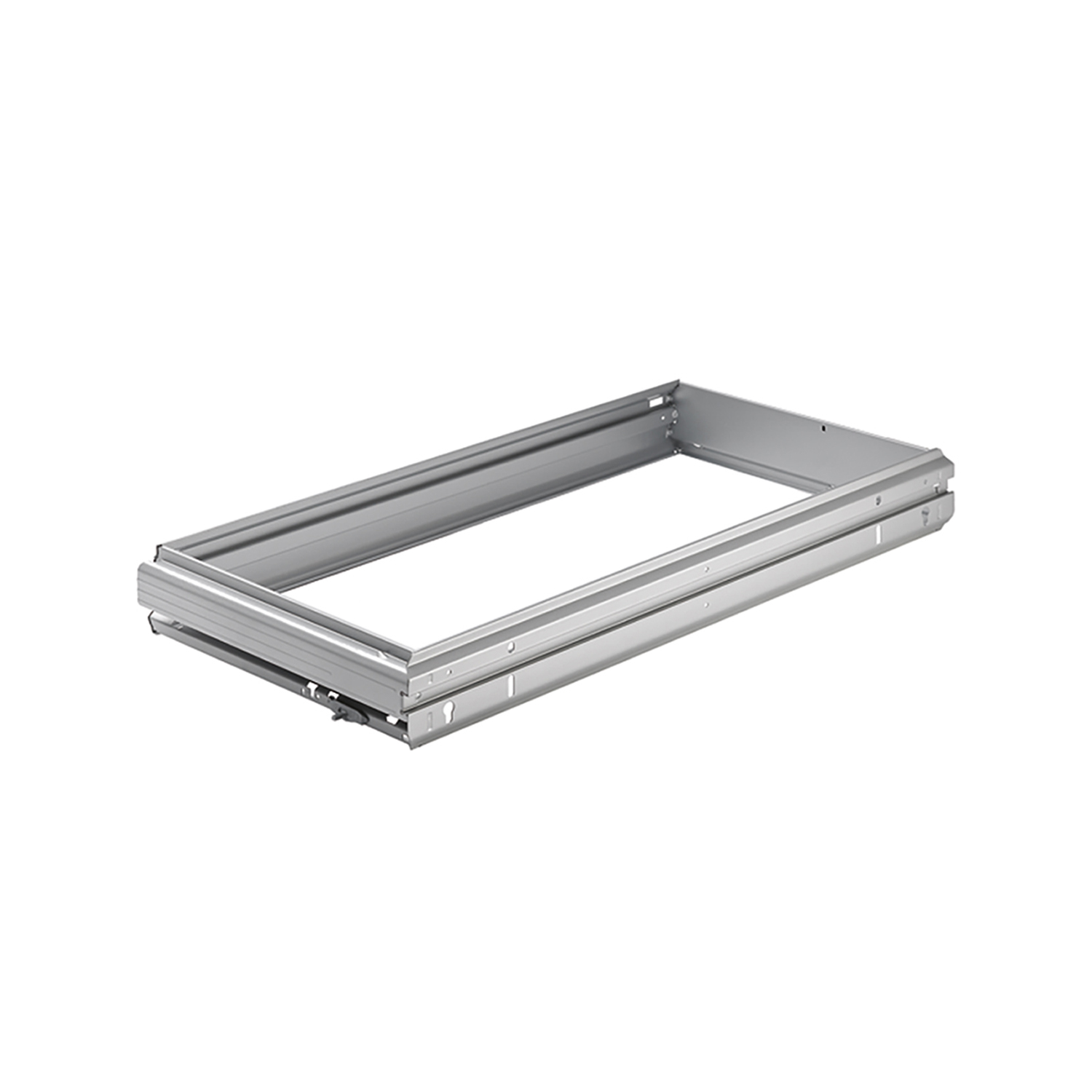 Hangmapregisterframes Systema Top 2000, 736 x 352 mm, Aluminiumkleurig