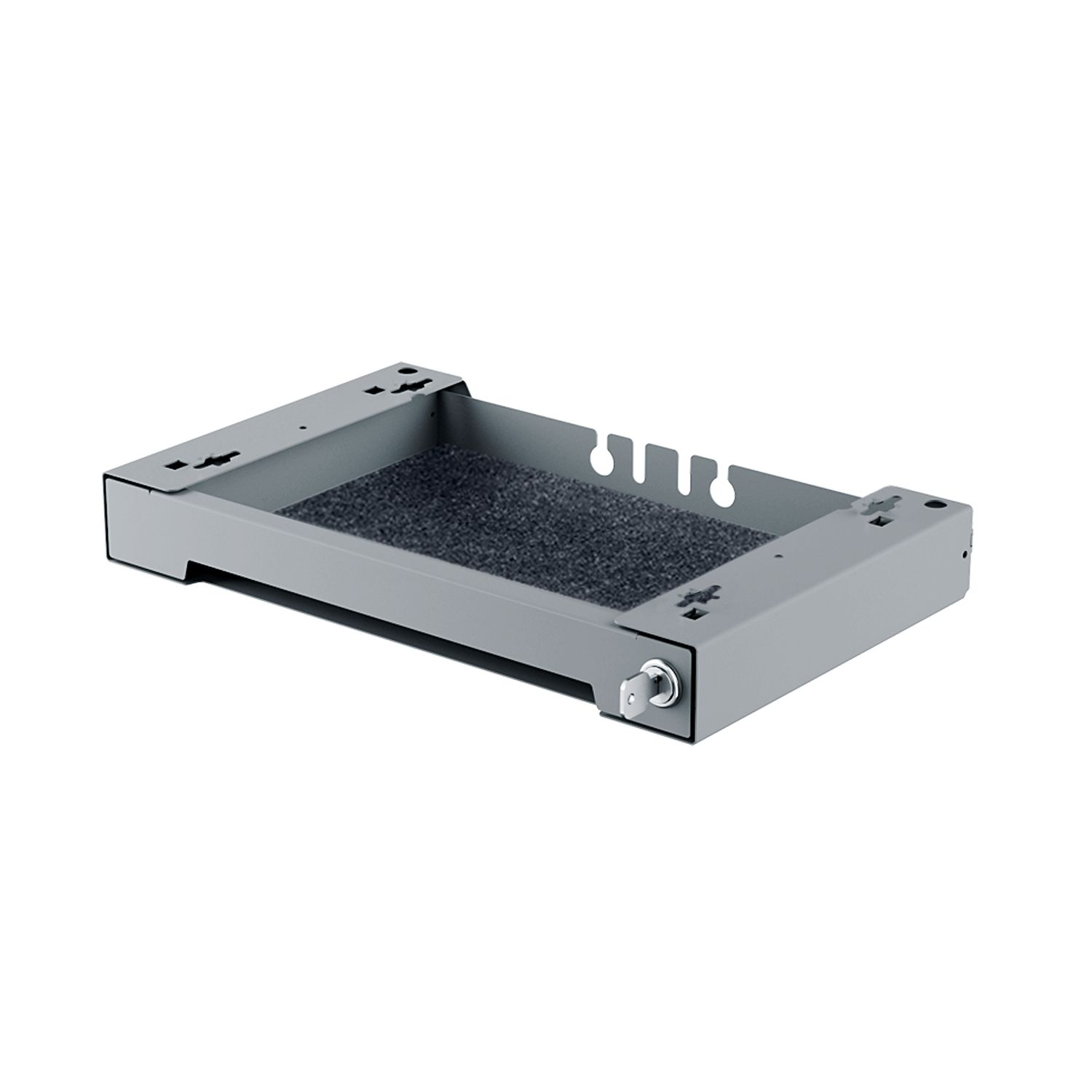 SmarTray en acier 50 mm avec cassette (emballage individuel), anthracite