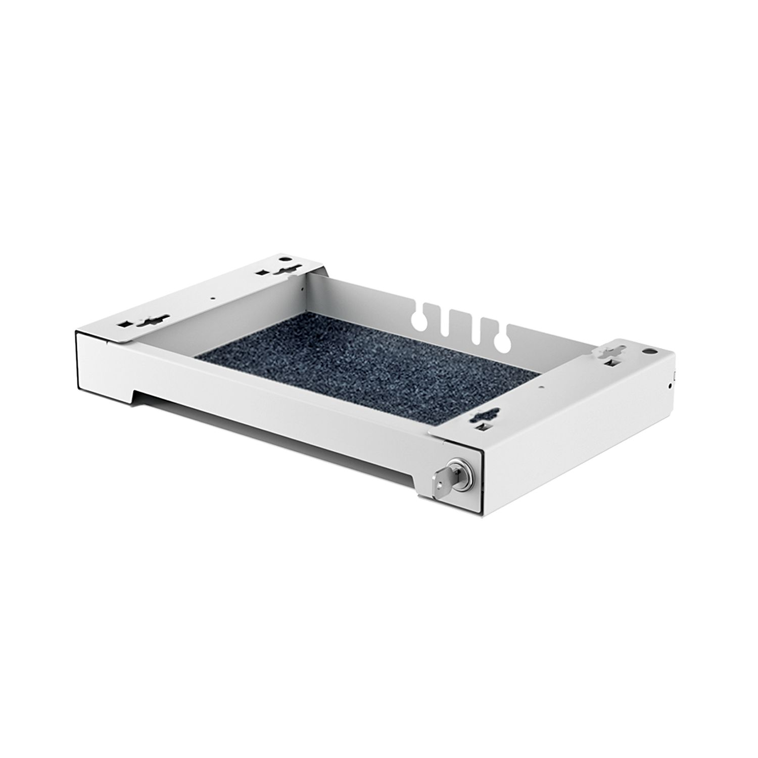 SmarTray en acier 50 mm avec cassette (emballage individuel), blanc