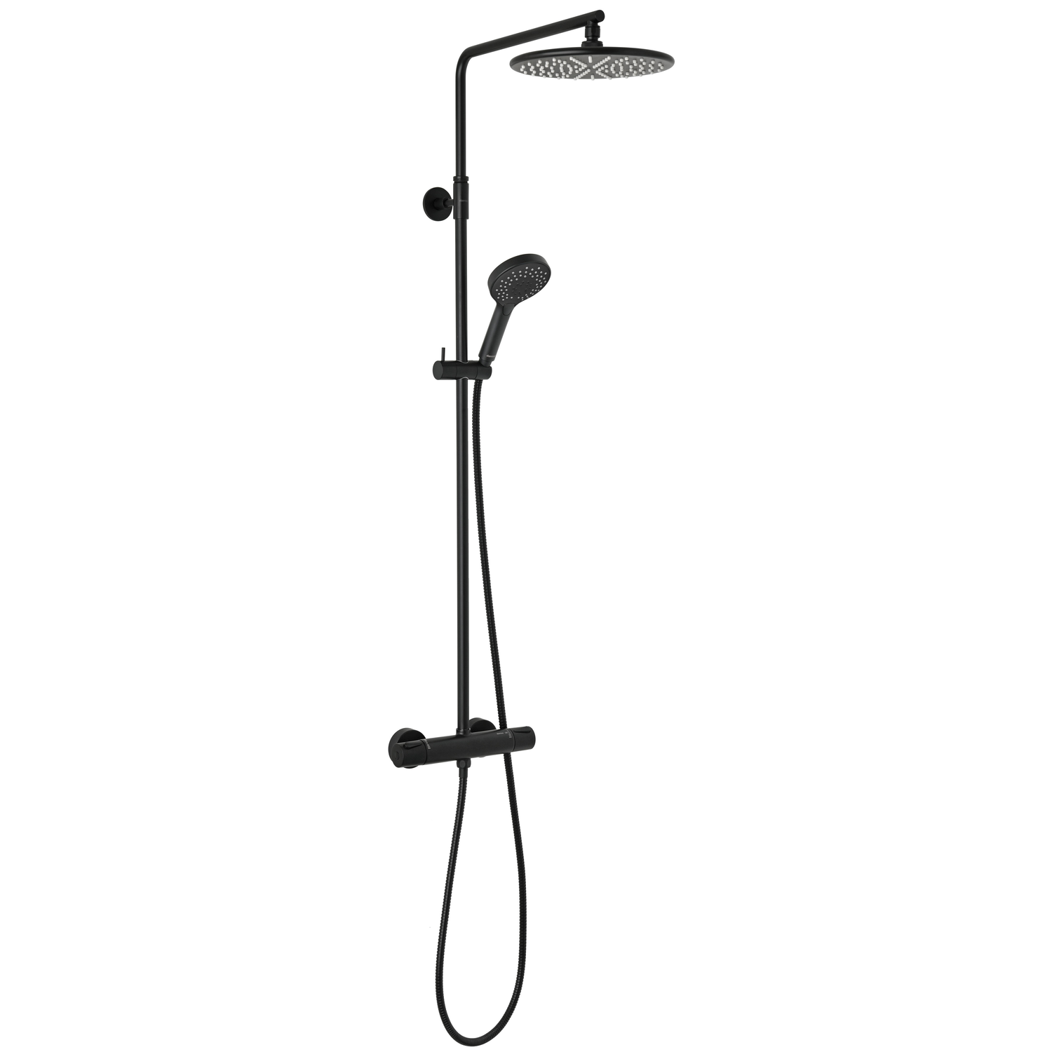 Damixa silhouet set de douche noir mat  
