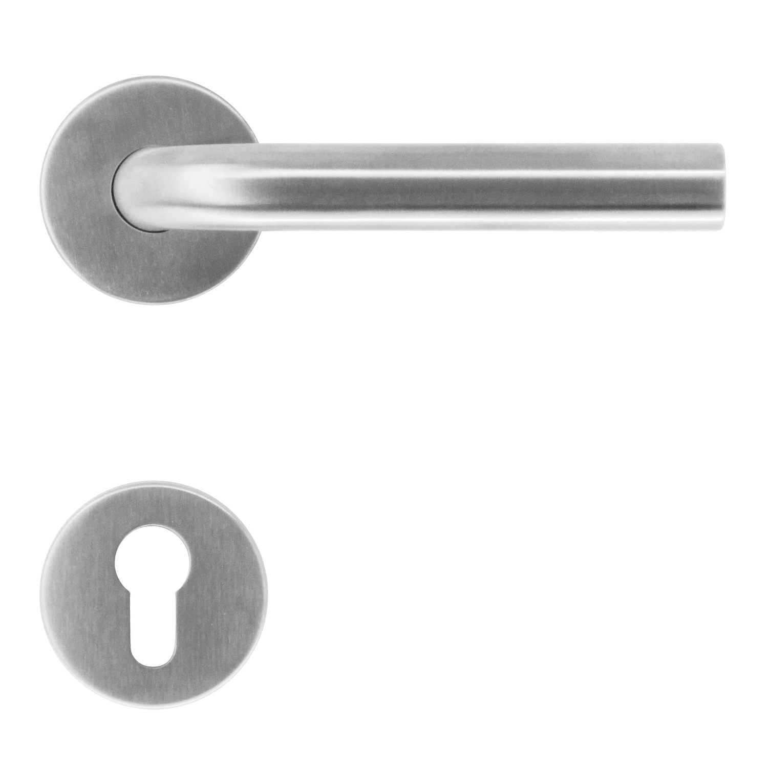 Béquille Pro l shape 19mm inox plus r+e cyl 