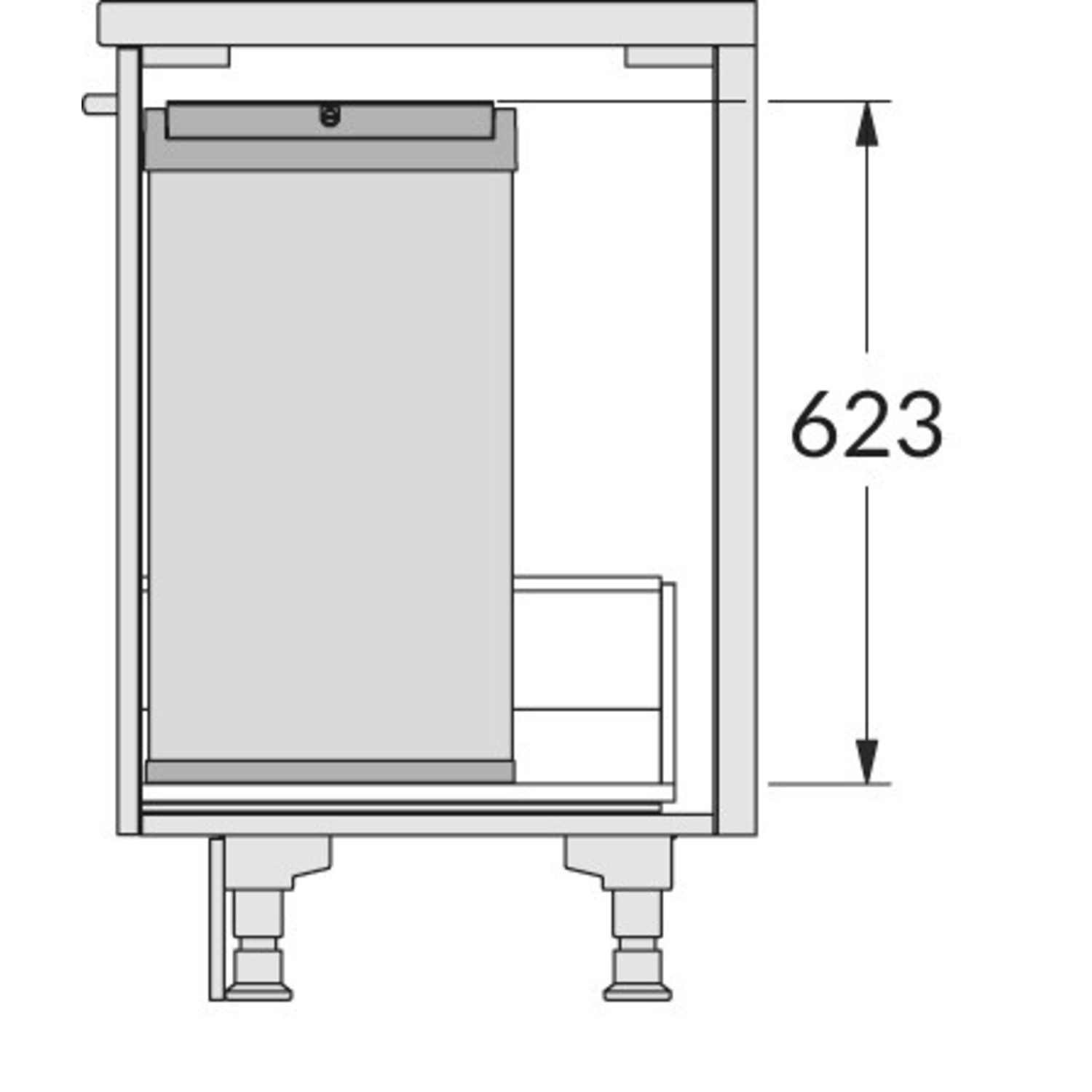 Hailo recyclebox 53l 