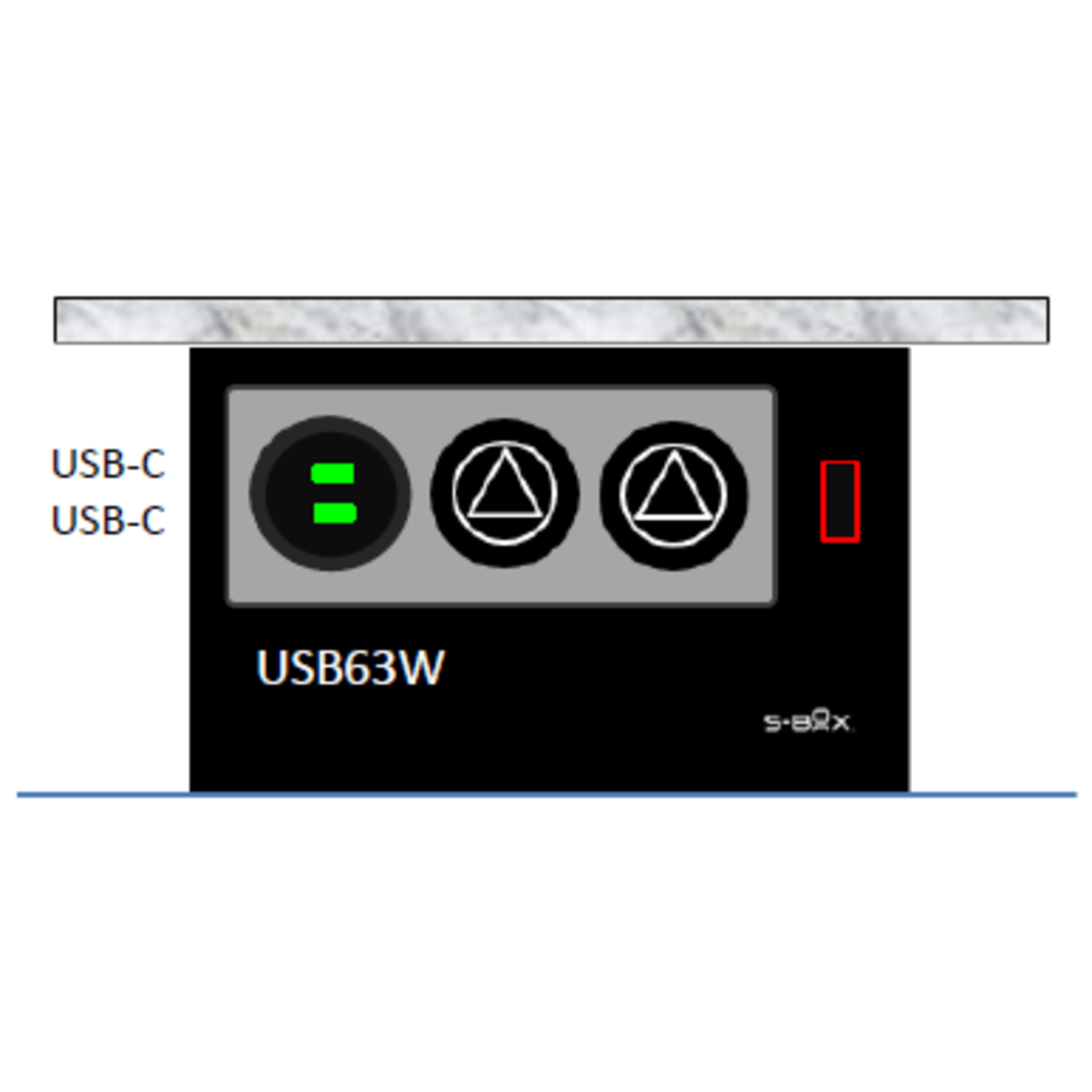 S-box chameleon nl-d-l (2 st + usb c/c 63w)