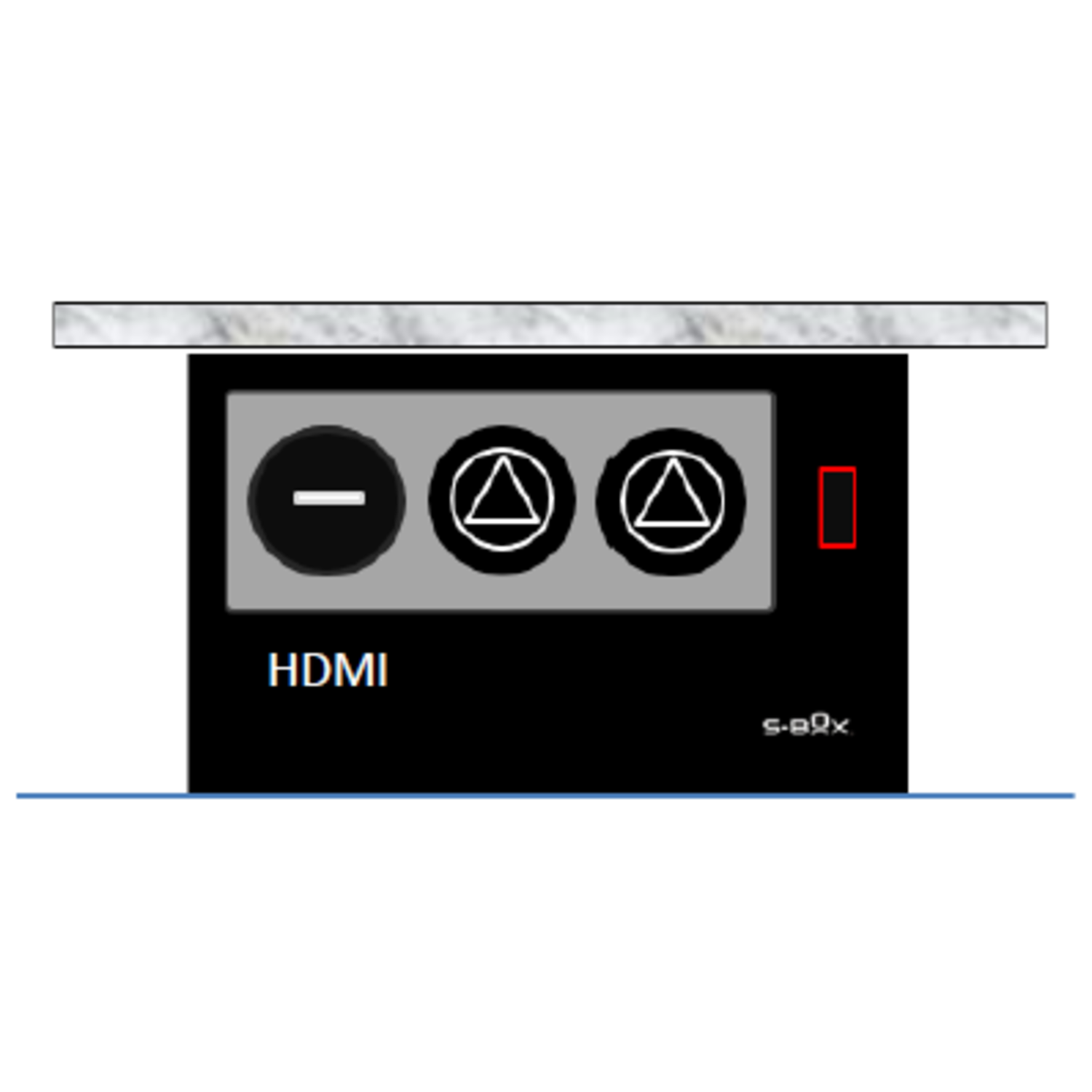 S-box chameleon b-f (2 prises + hdmi)  