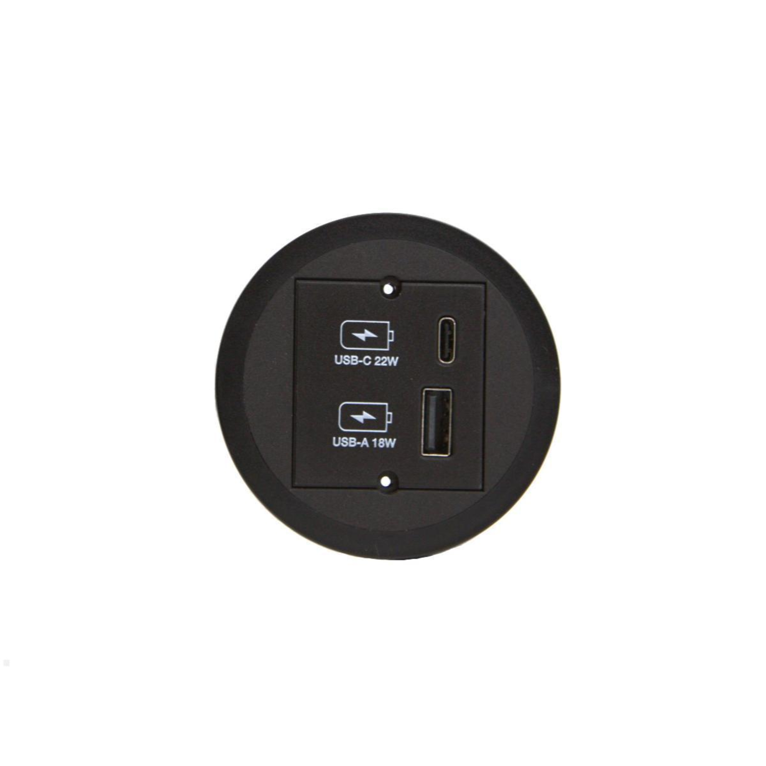 Pix chargeur usb A/C 22w blanc/noir  