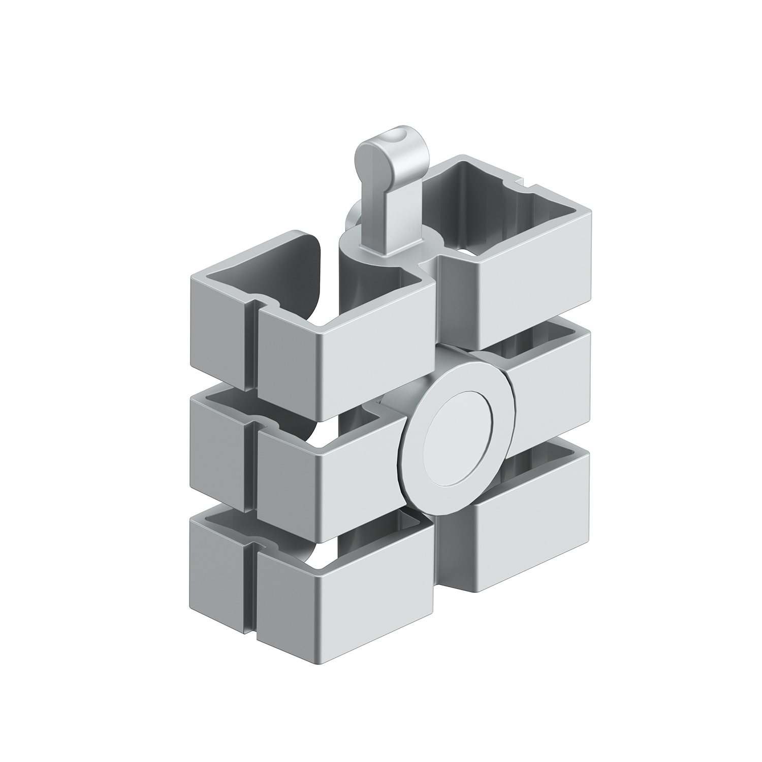 Aimant pour chaîne de câbles Slim, argent