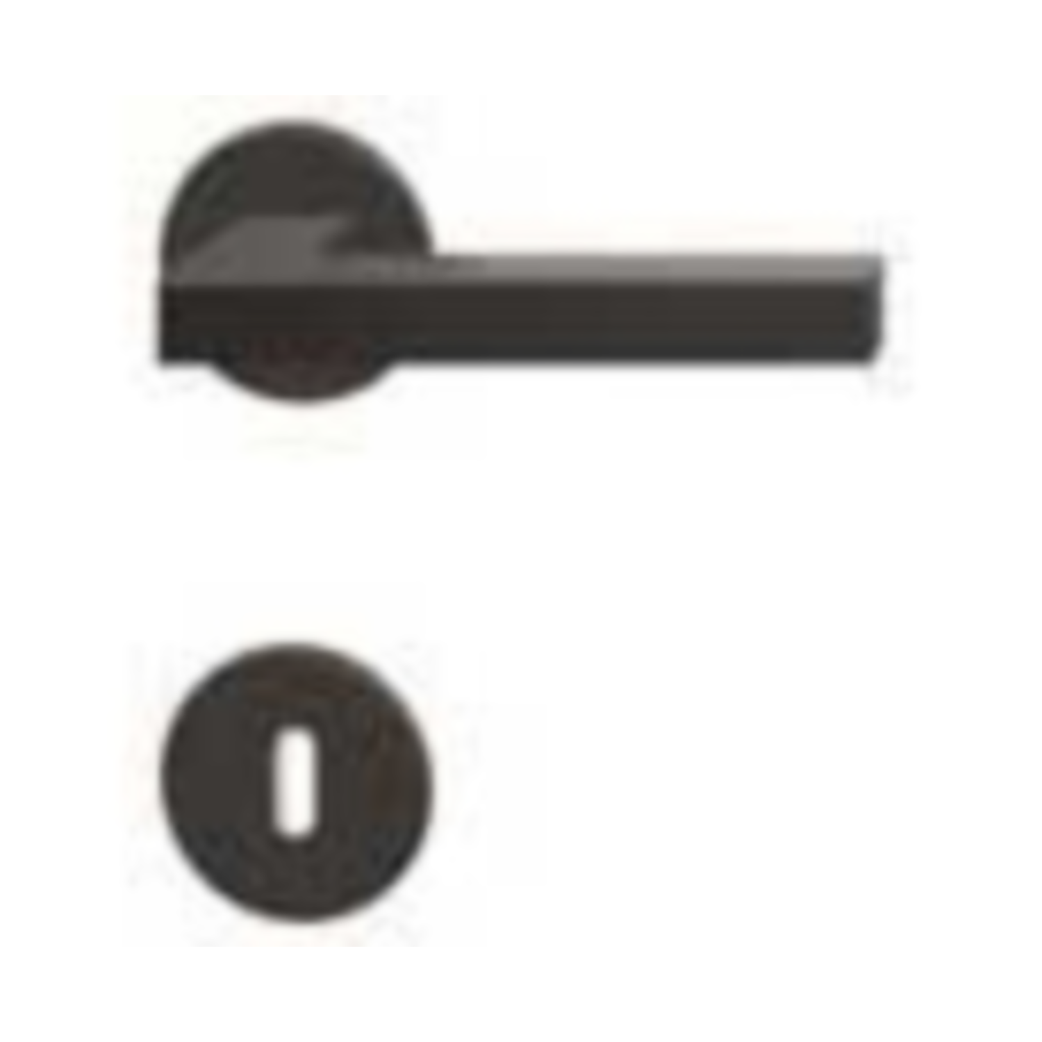 Quincalux rosace clef bb (1st) 704-00 noir  
