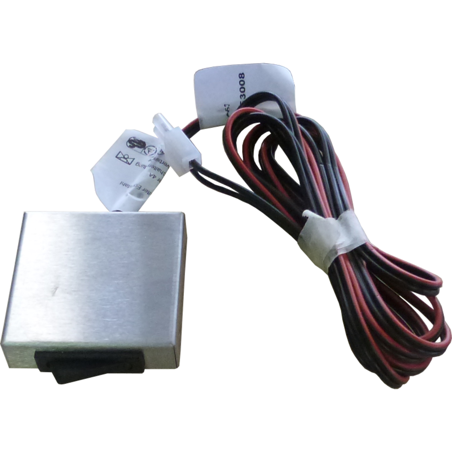 Ria led-Set 2 x 5.4w 12V 4000K inox + interrupteur 