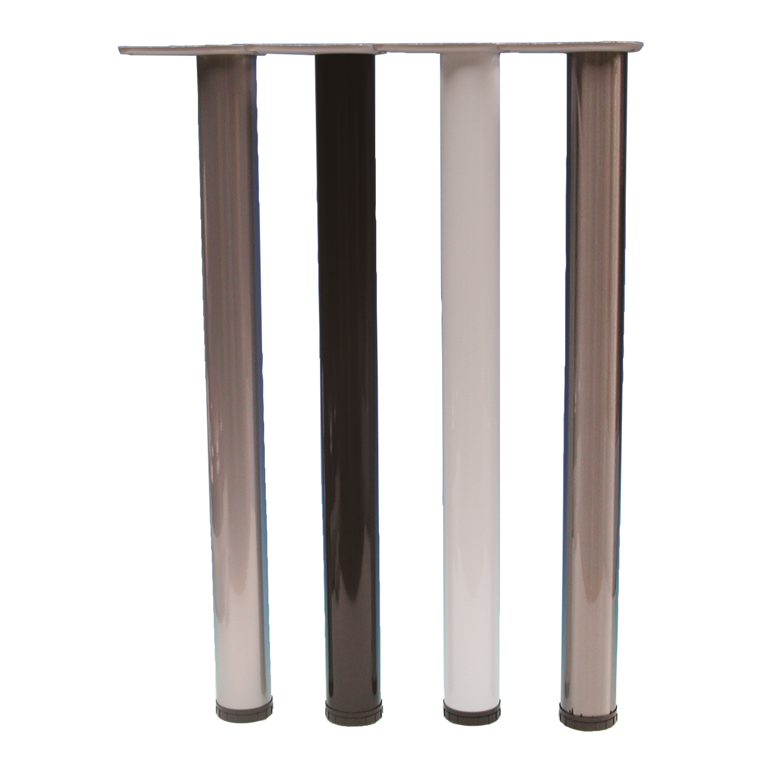 Tafelpoten como 710mm verstelb. wit