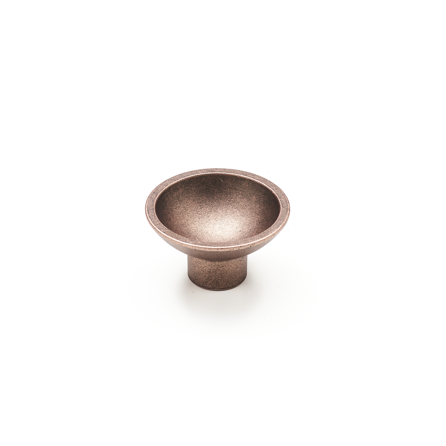 Knop tazza ø50x30 zamak mat rustiek koper