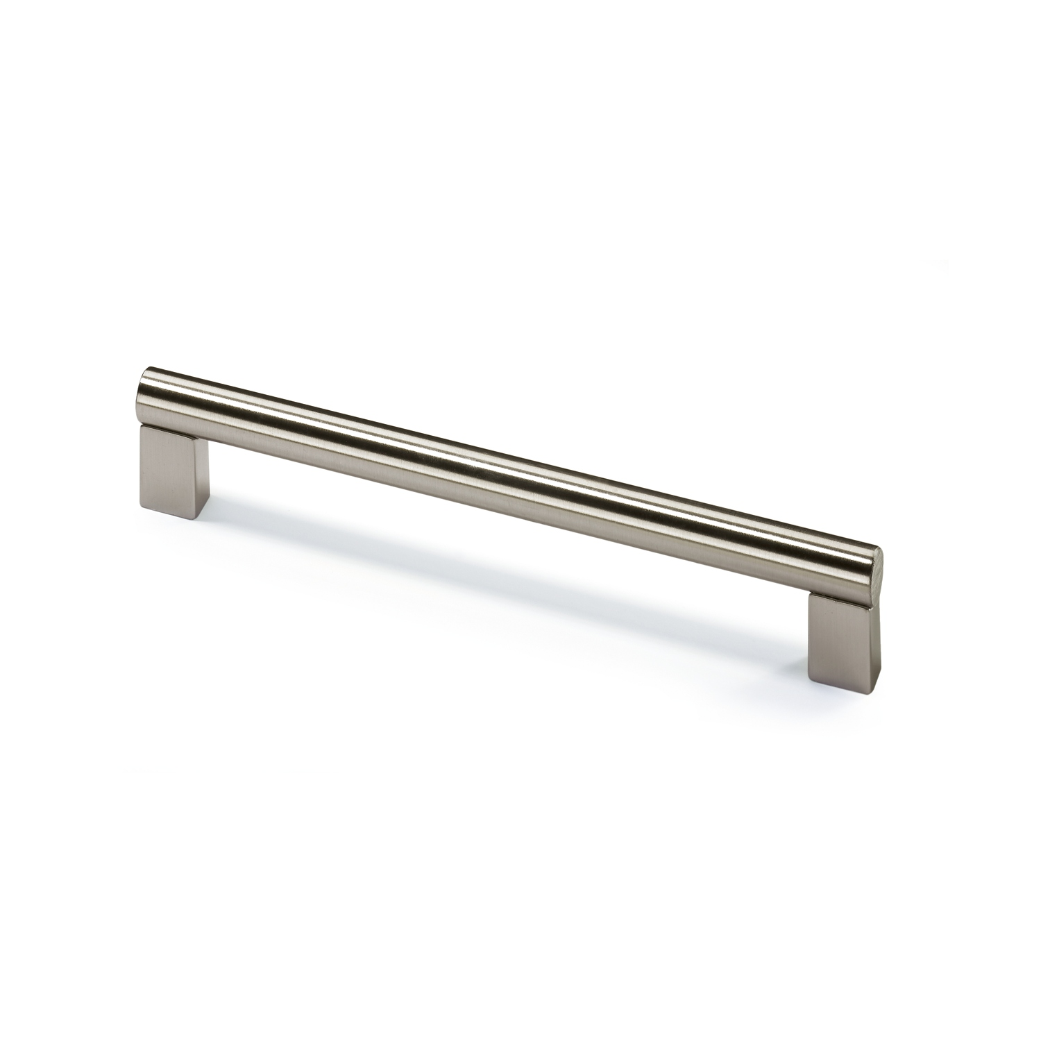 Poignée Vieste, entraxe de perçages 192, L 216 mm, H 30 mm, ø 12 mm, aspect inox brossé