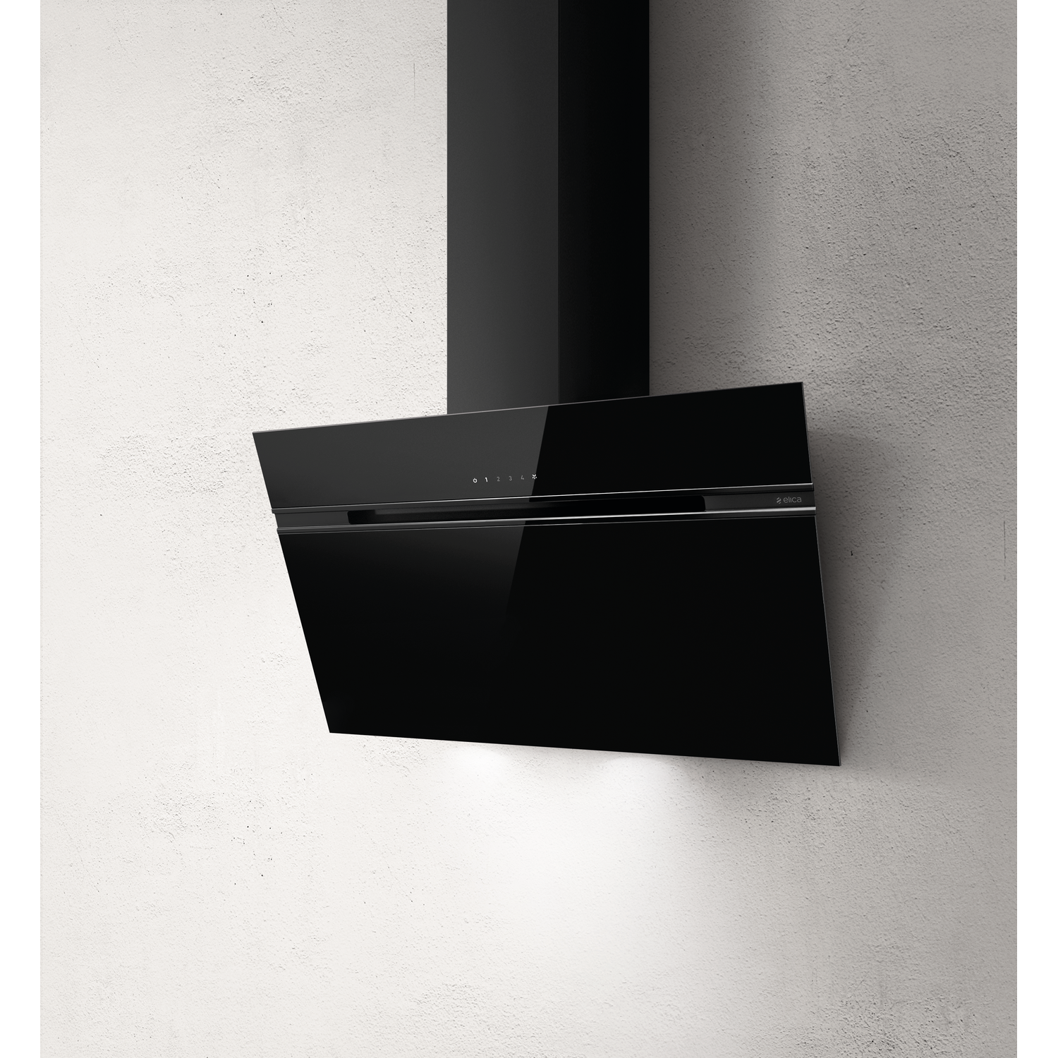 Stripe lux mural aspiration noir verre 90 cm 