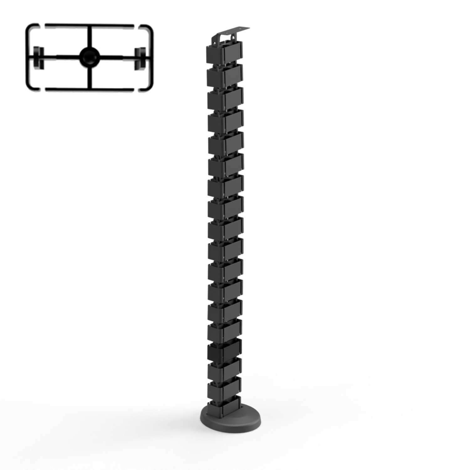 Flexit re conduit pour cables 1285mm noir  