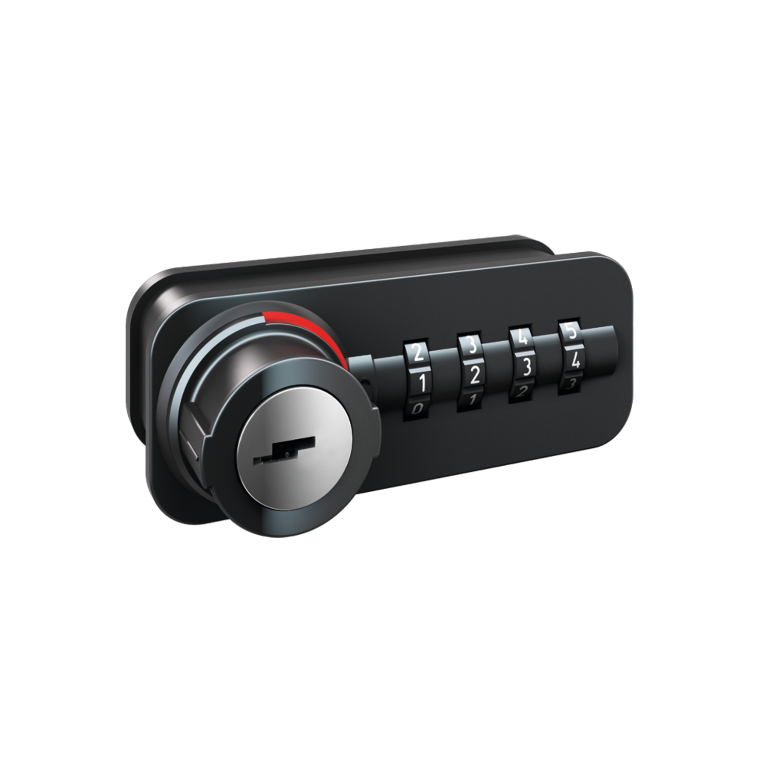 Dial Lock 58 Free Code noir droite pour crochets 