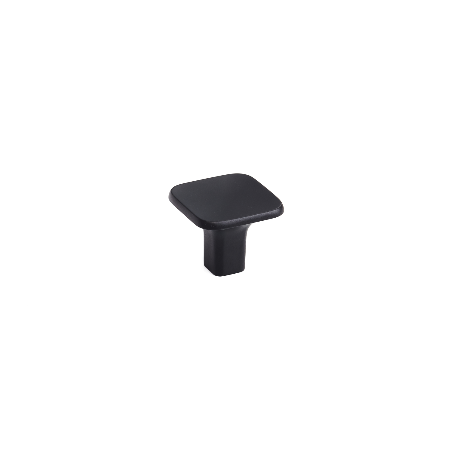 Bouton scoop zamak laqué noir l32mm 