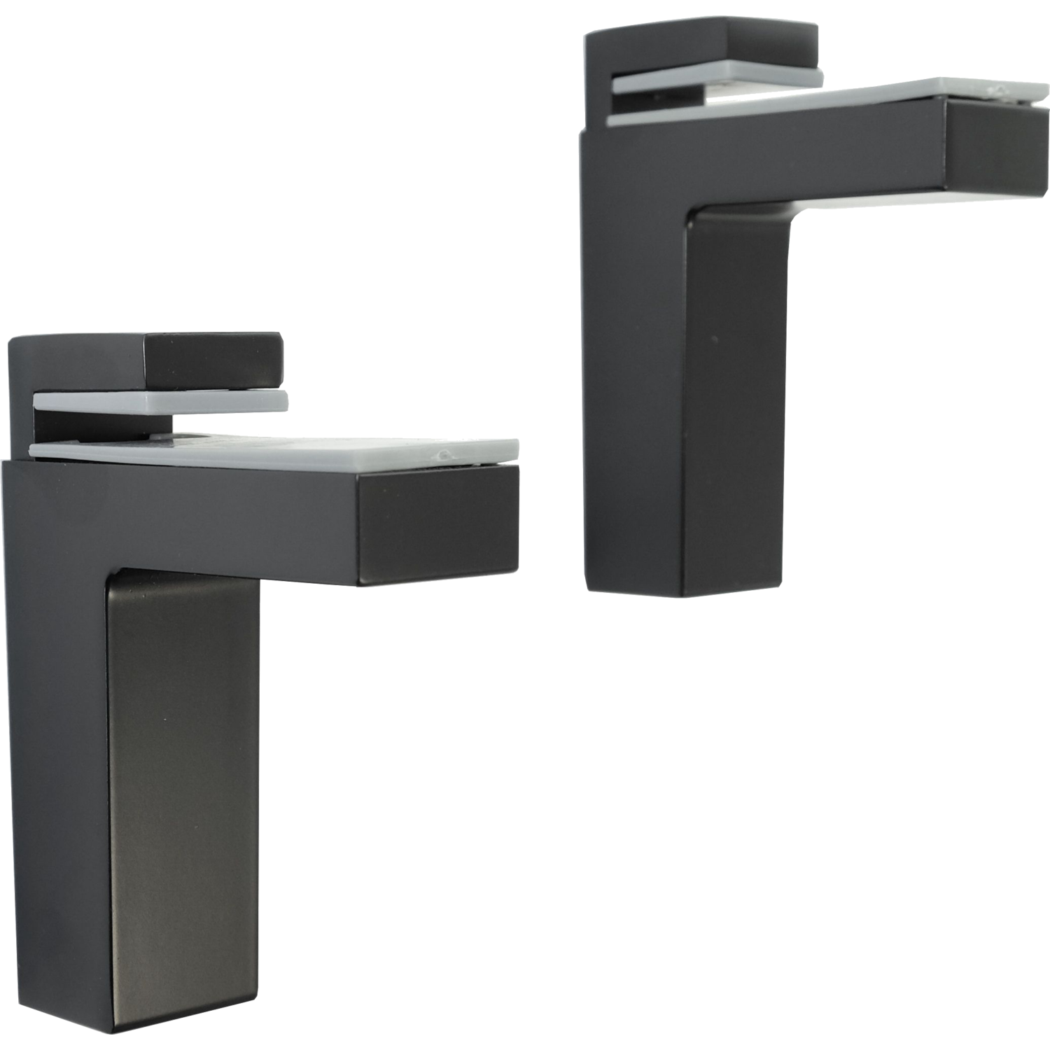 Support tablette verre angolo maxi 8-50mm 16kg noir  
