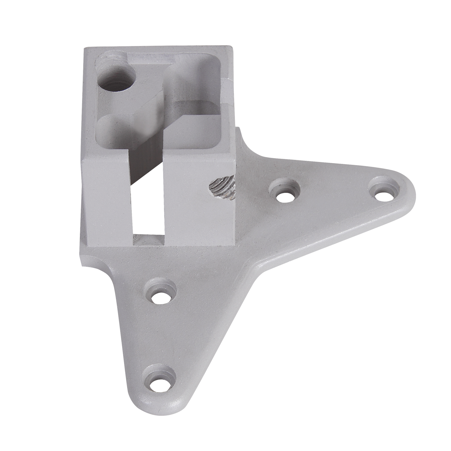 Tafelpoot q50 zwart mat 50x50mm h71 regelbaar