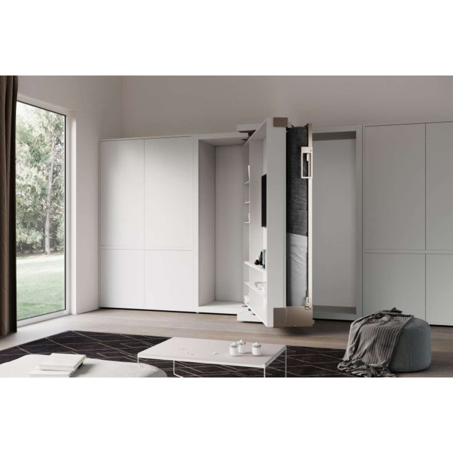 Girotondo lit escamotable + armoire 143x202 