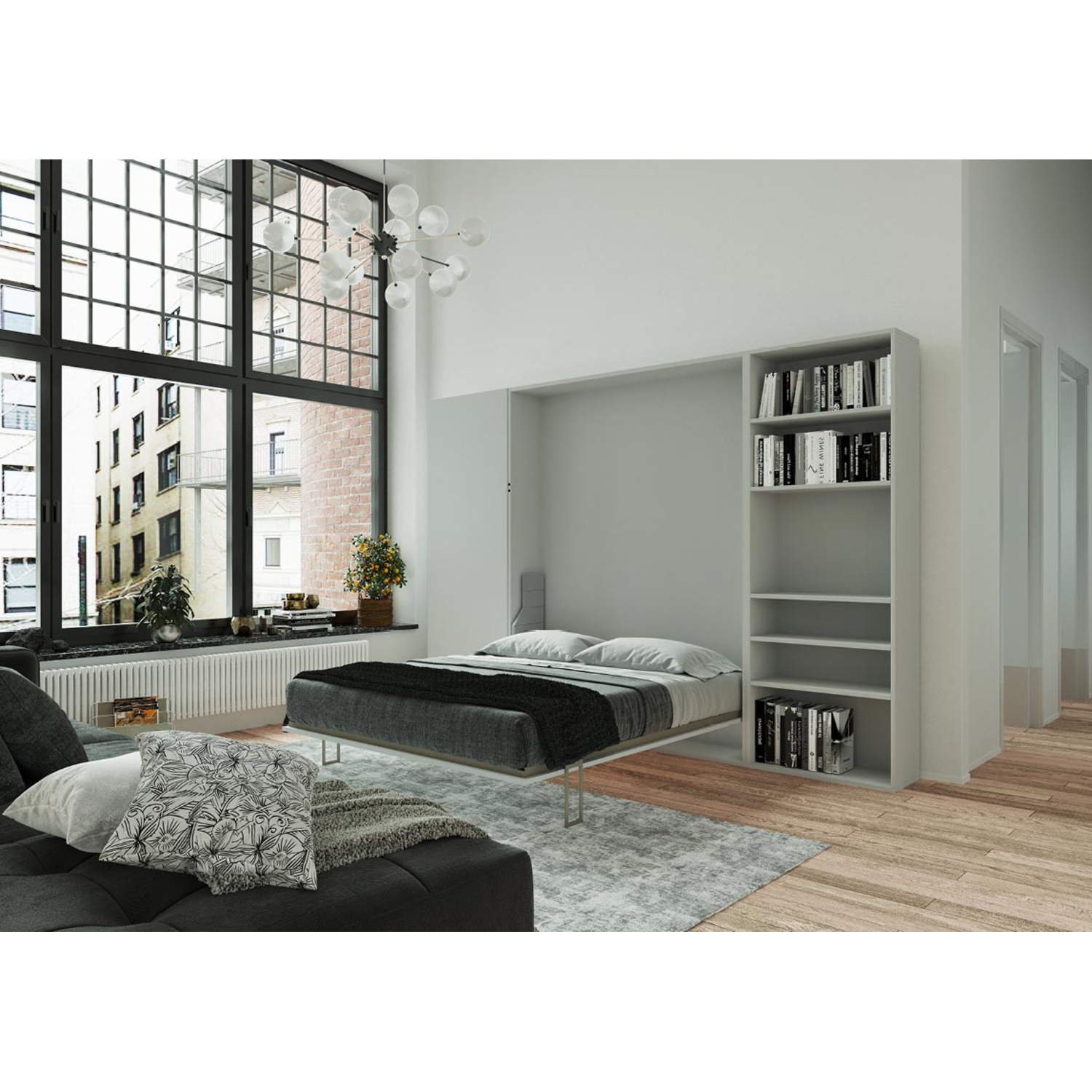 Wem gemotorizeerd vertikaal kantelbed 163x202