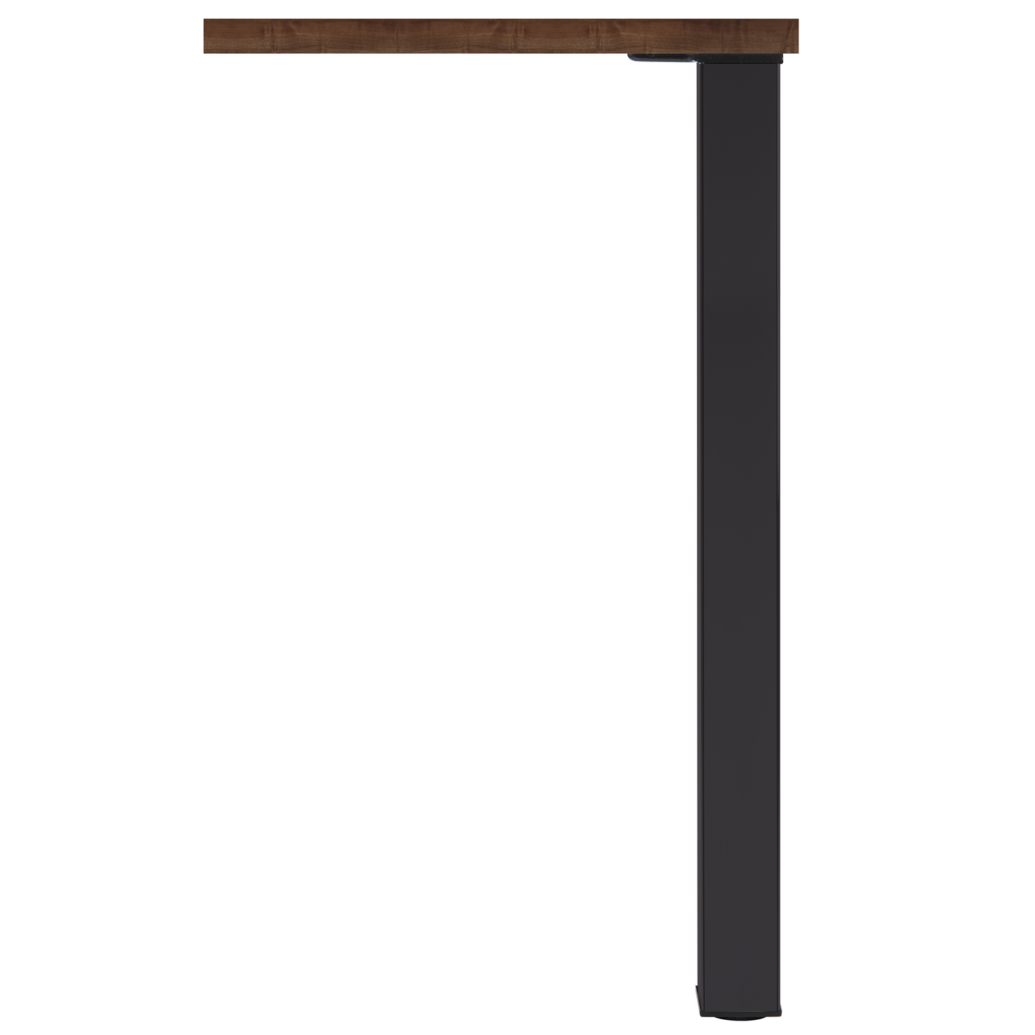 Tafelpoot q60 wit mat 60x60mm h89 regelbaar