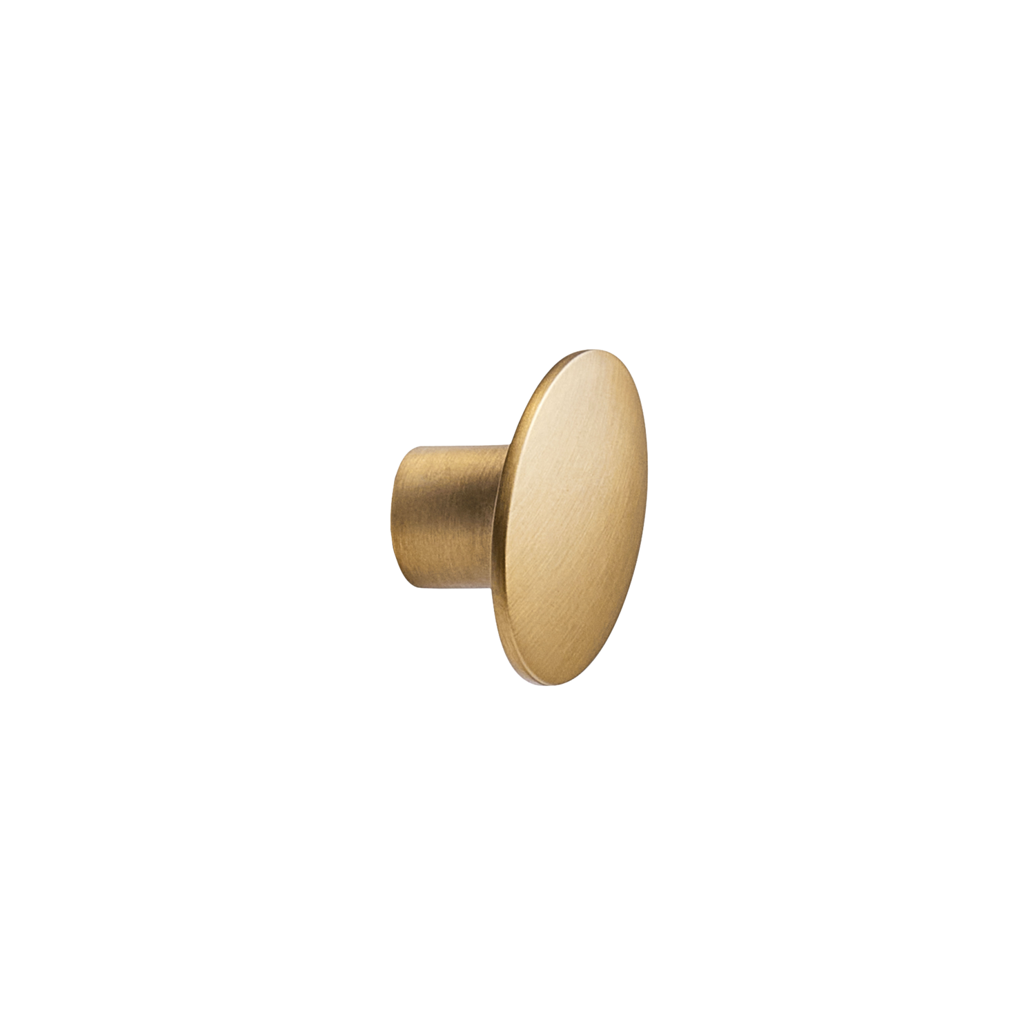 Knop dome 49.8x35.9x25,6 zamak geborsteld goud