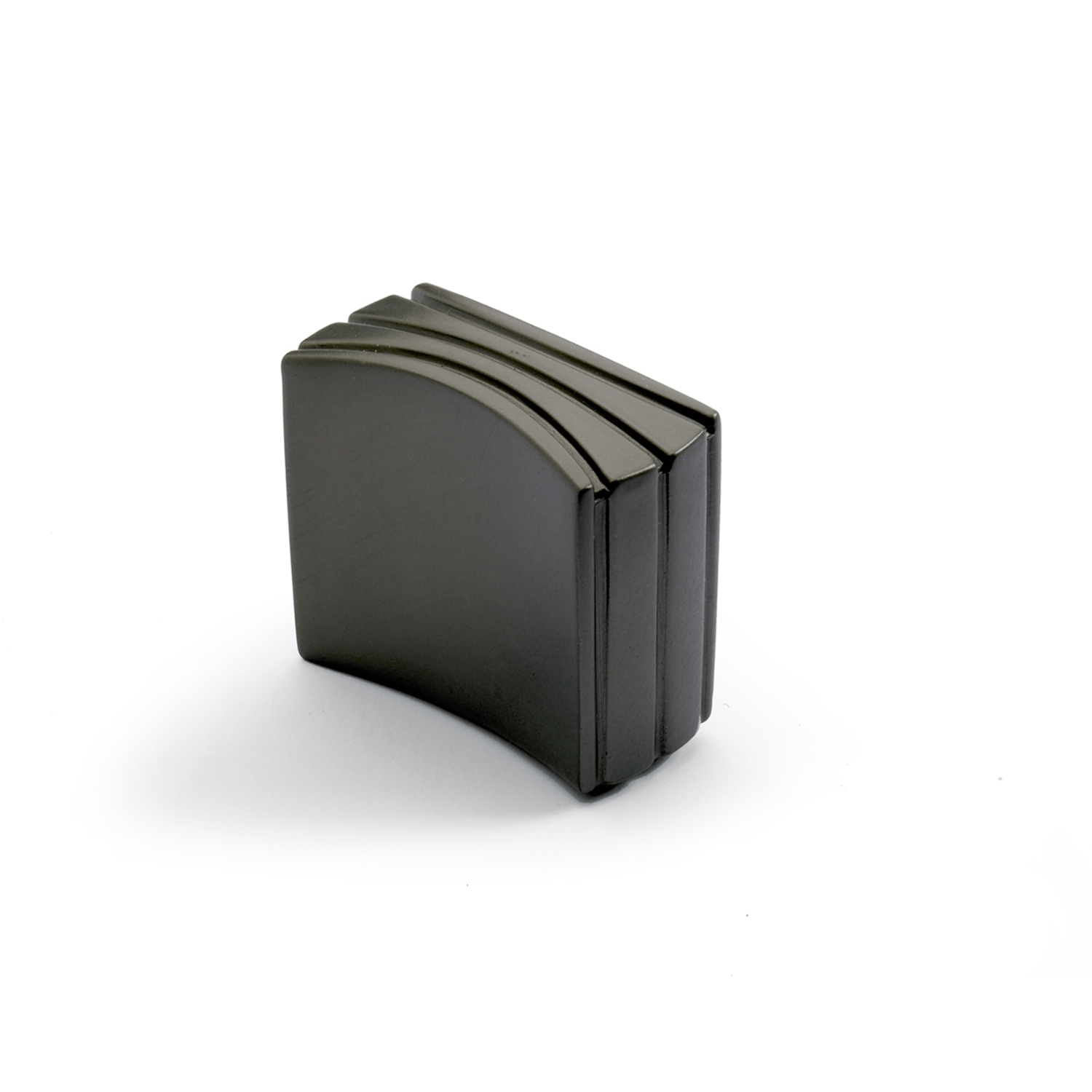 Bouton Ponti, L 26 mm, B 13 mm, H 21 mm, aspect bronze antique