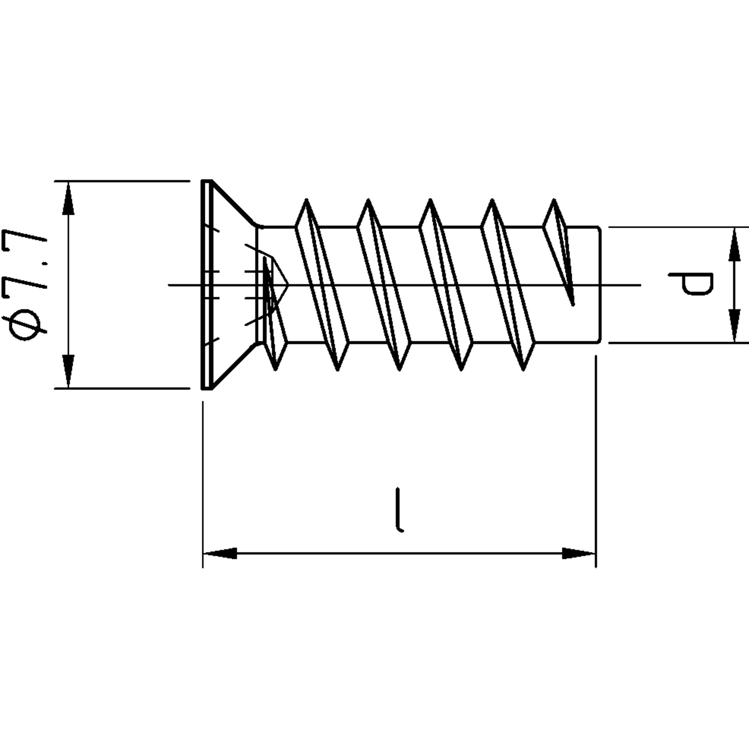 Vis euro 6,3 x 13mm Pozidrive zinguéuée 