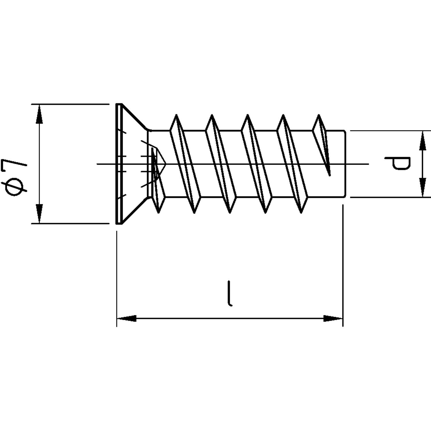 Euro schroef 6,3 x 9mm PK Pozidrive