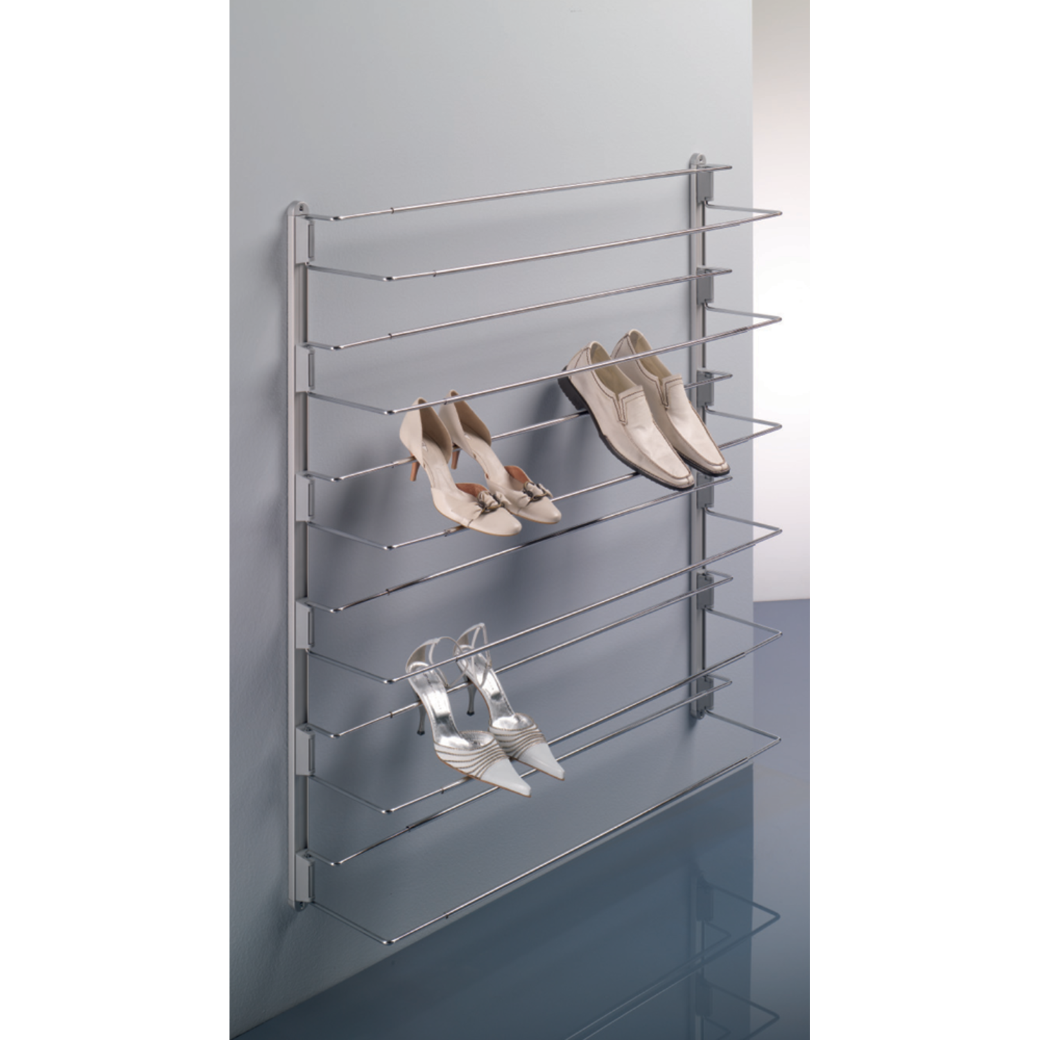 Châssis porte-chaussures 120 mm gris  