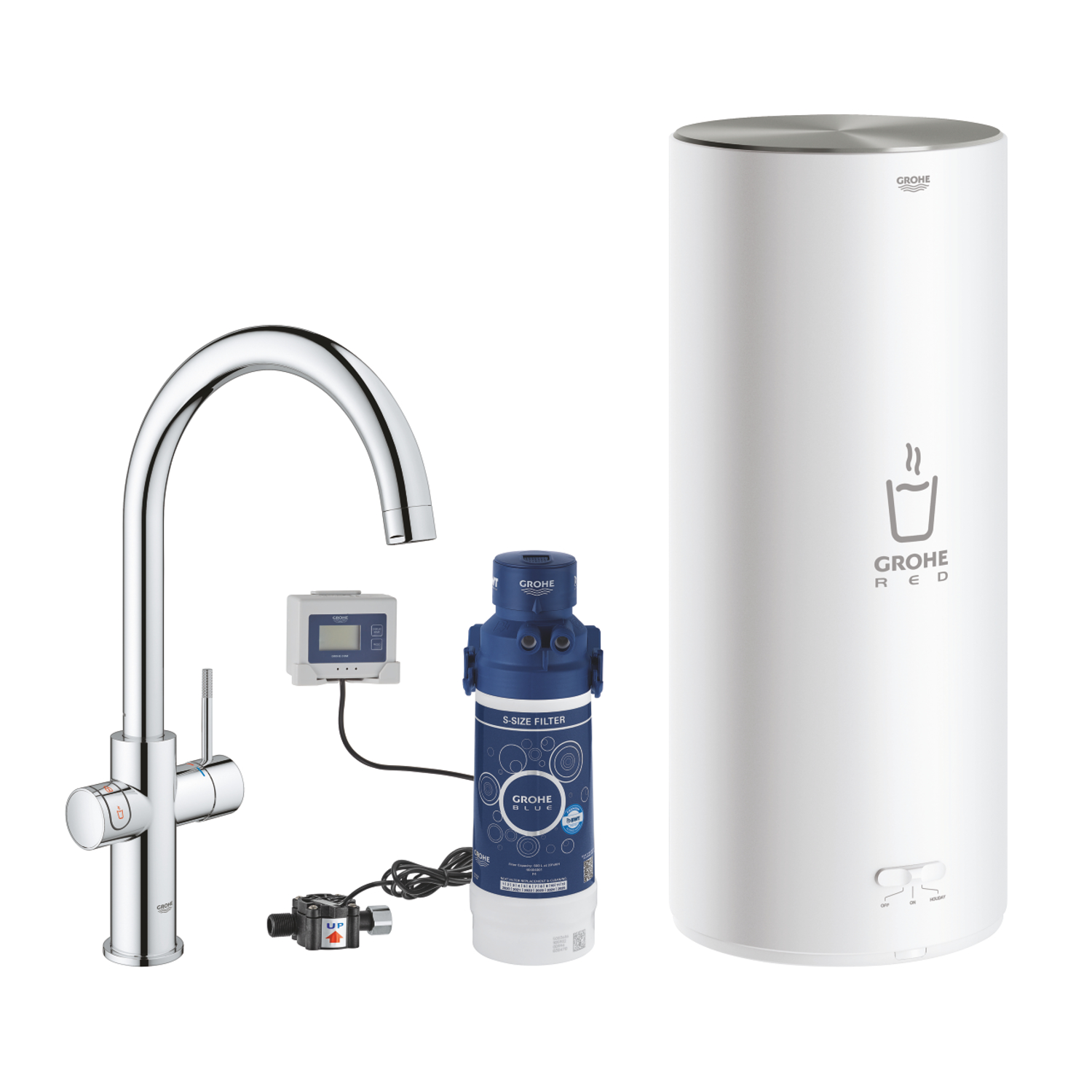 Grohe red duo-l starterkit c-bec chrome  