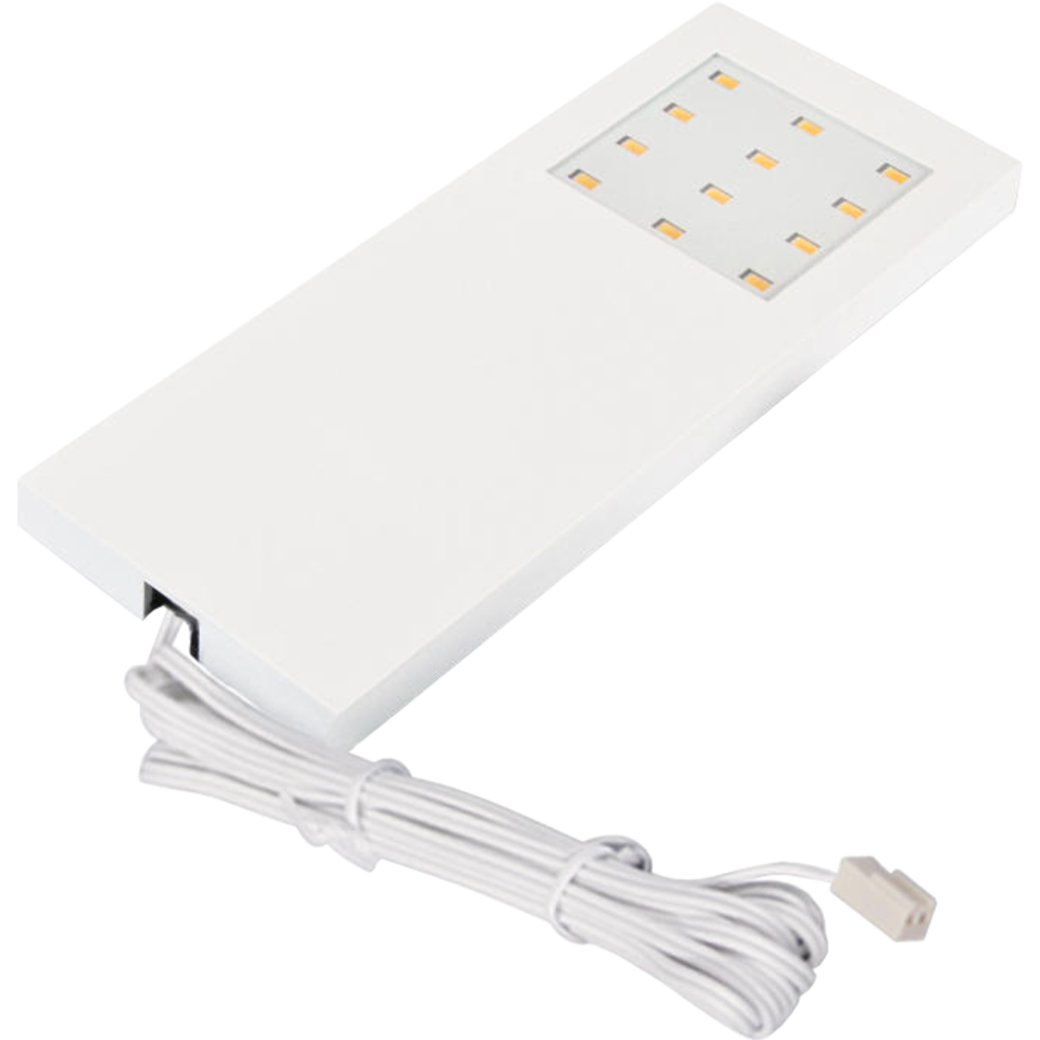 Hera set 1 x Slim-pad led 5W 24V 3000K wit+ transfo 15W