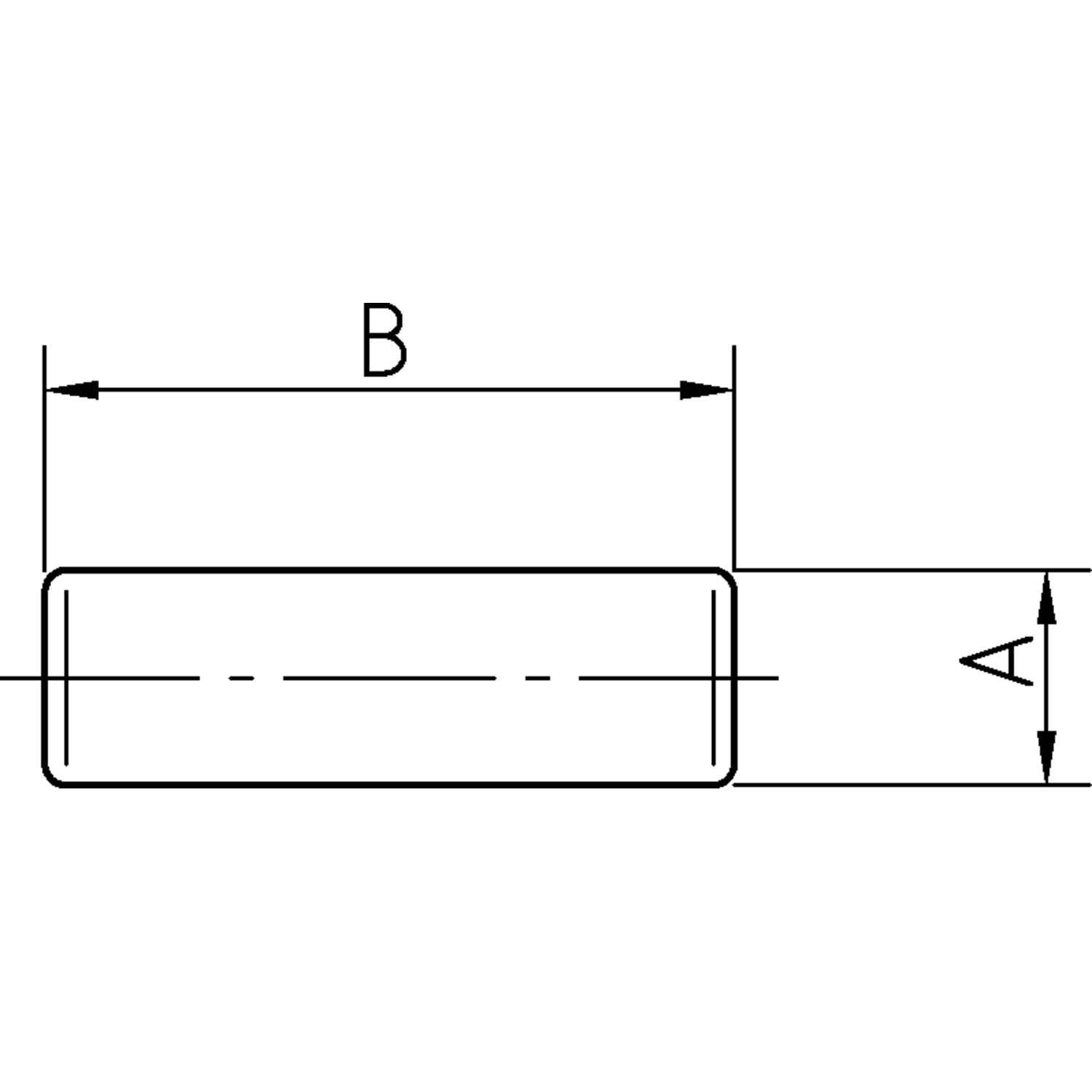 Schapdrager ijzer 5x40 verzinkt