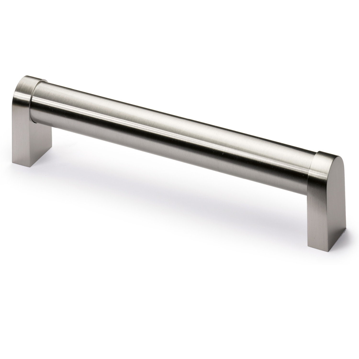Poignée Como, entraxe de perçages 192, L 204 mm, B 26 mm, H 45 mm, inox brossé / aspect inox brossé