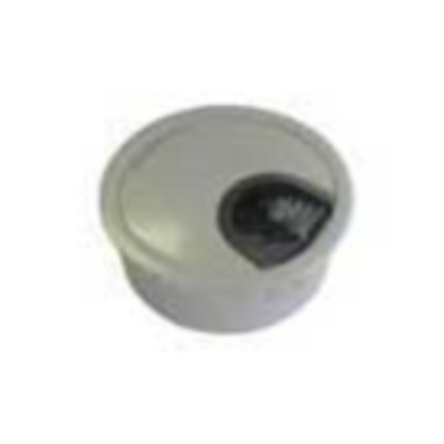 Passe cable d.60mm metale alu-look  