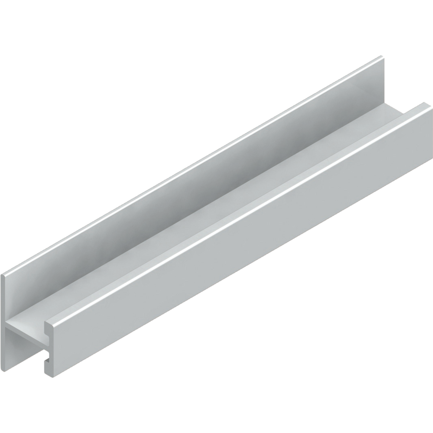 Profil-H horizontal PRH10V Terra 4m alu argent  