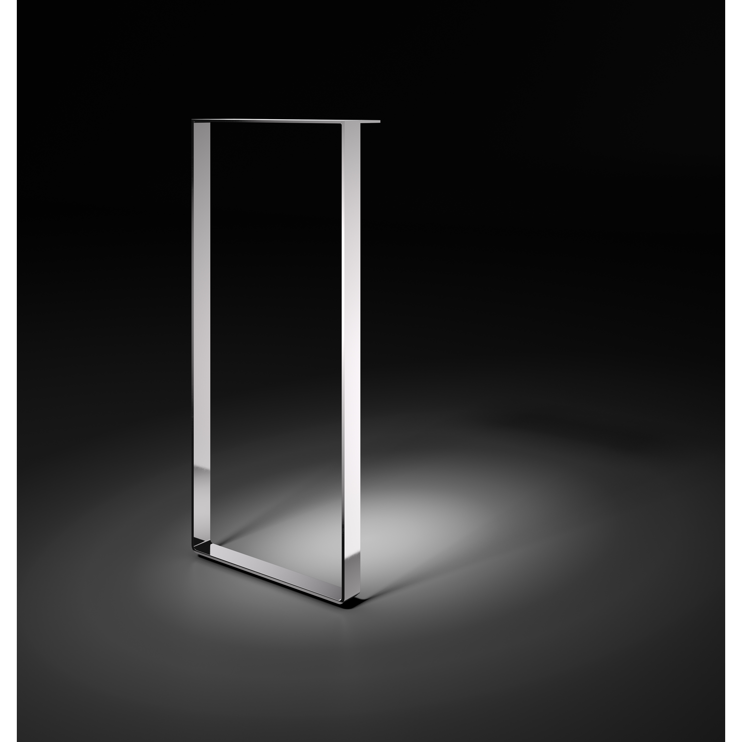 Pied u table bar inox h=1110mm/l=490mm  