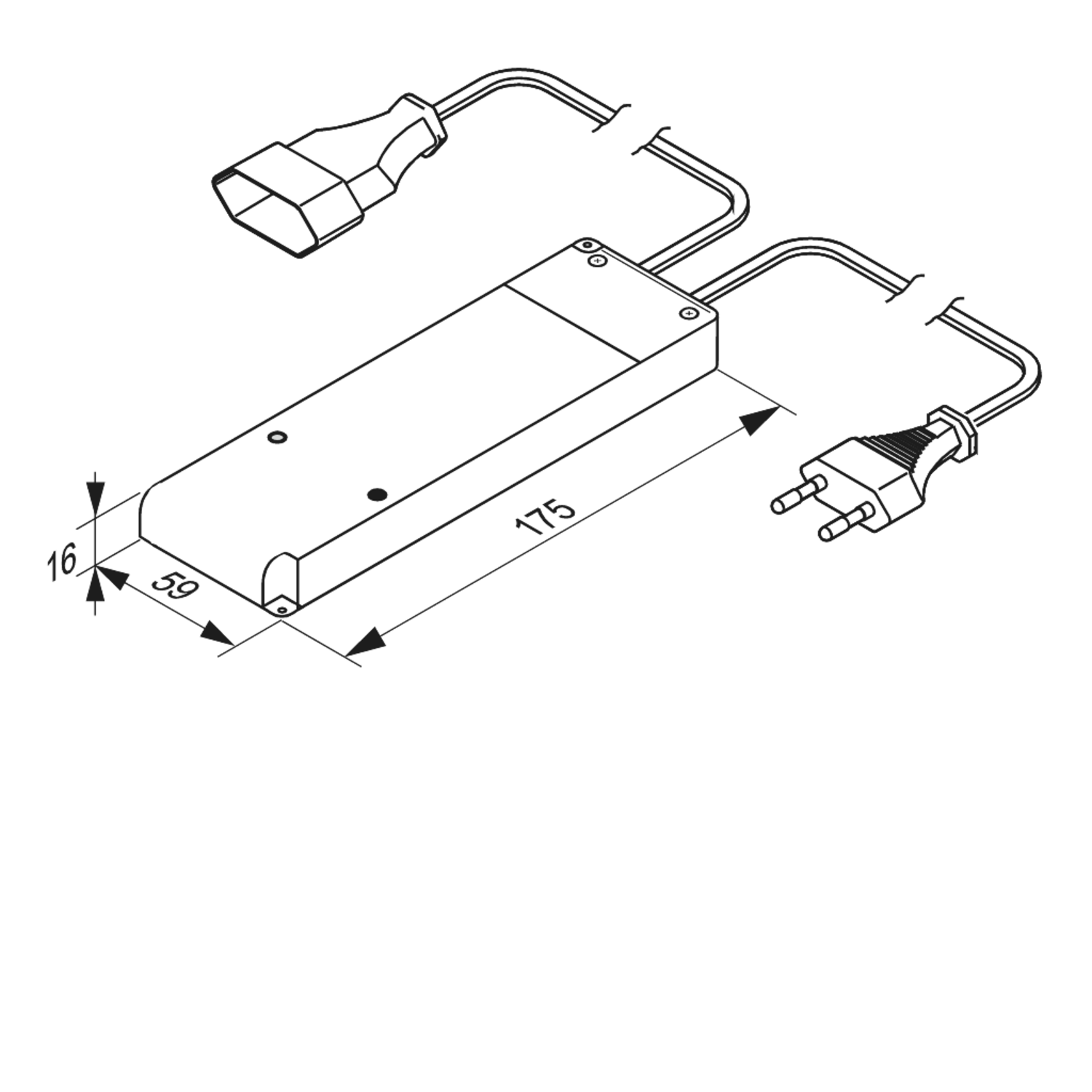 X-mitter interupteur 230V/500W avec telecommande 