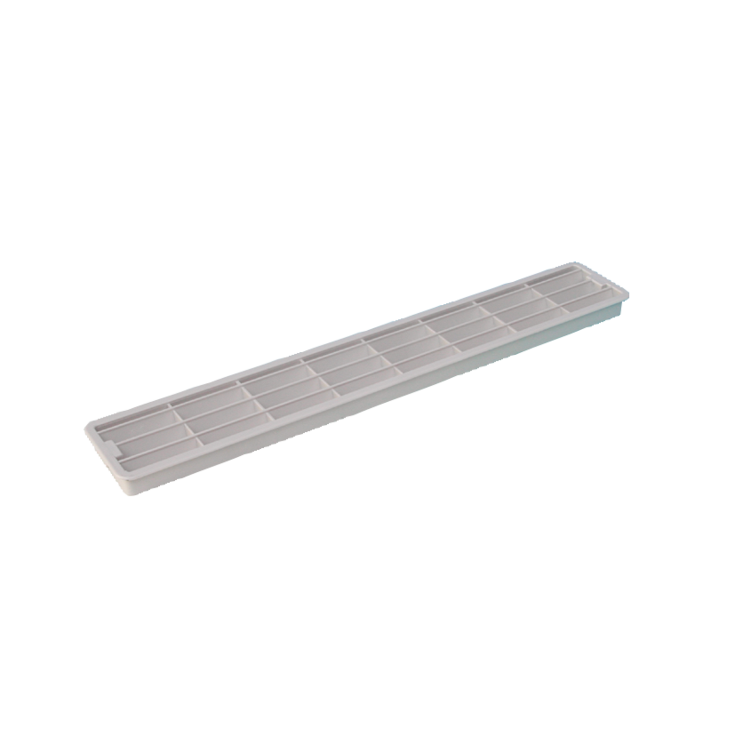 Aération soccle 458 x 75 gris  