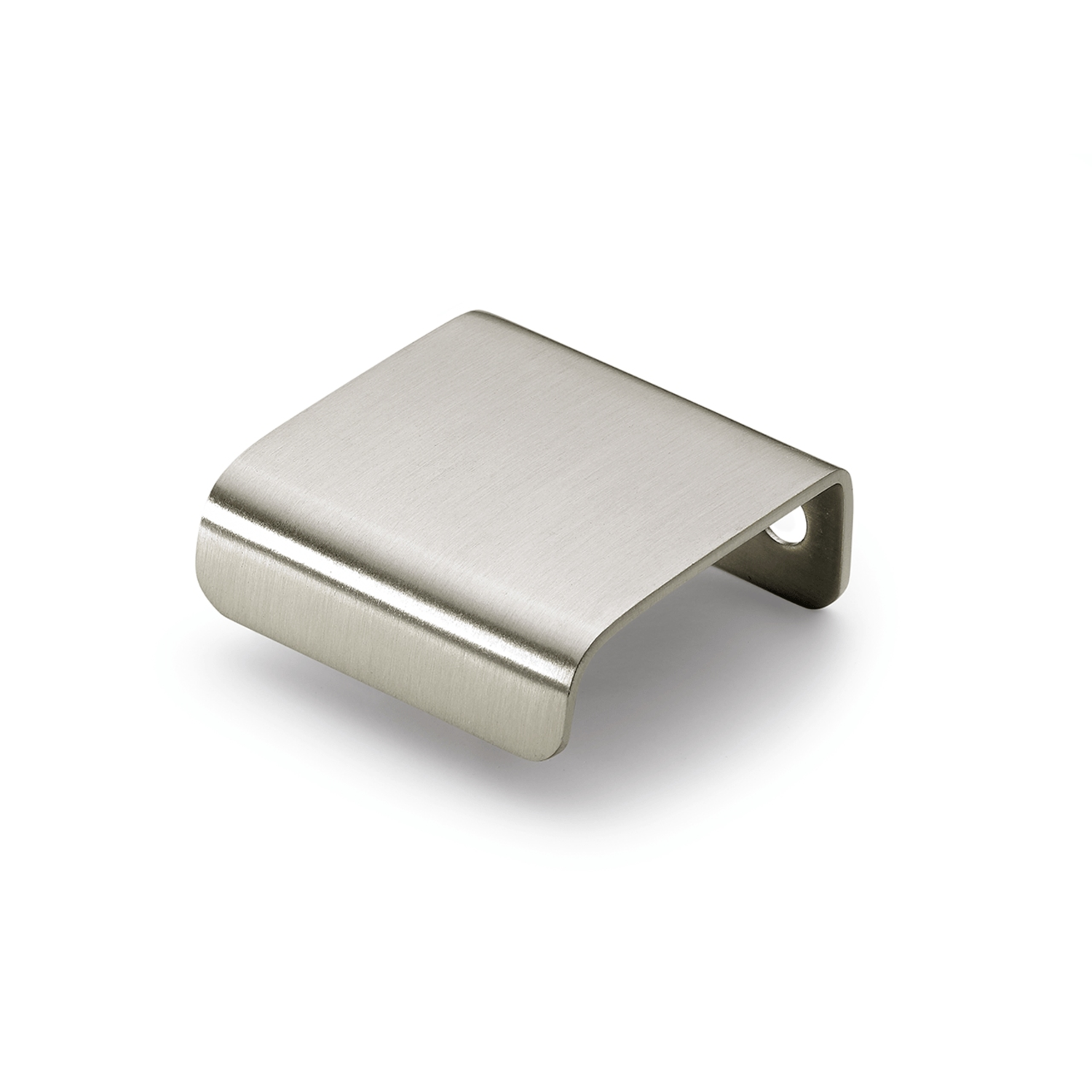 Greep Empoli, boorafstand 25, L 38 mm, B 36 mm, H 15 mm, roestvrij staal finish geborsteld