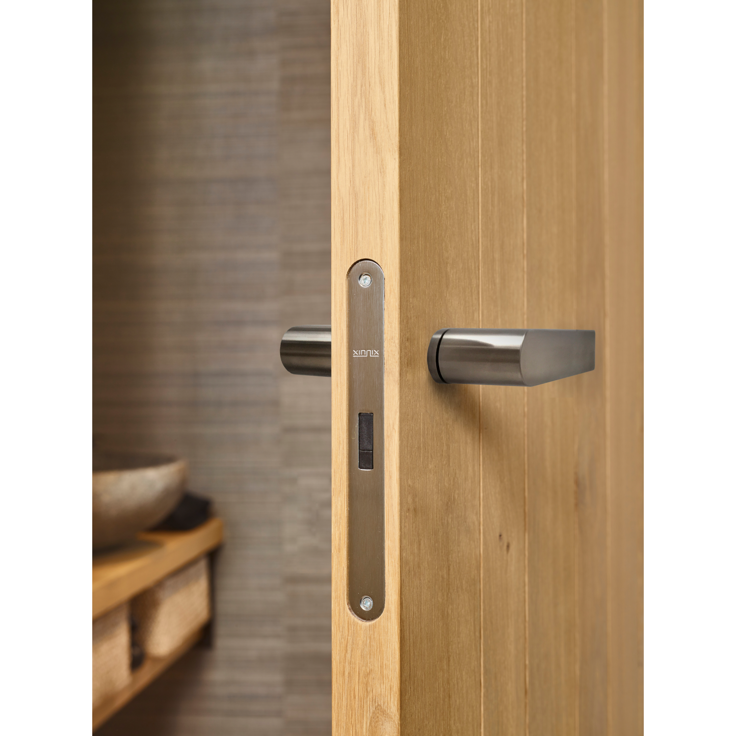 Xinnix magneetslot wc zwart 190x22mm zonder tegenplaat