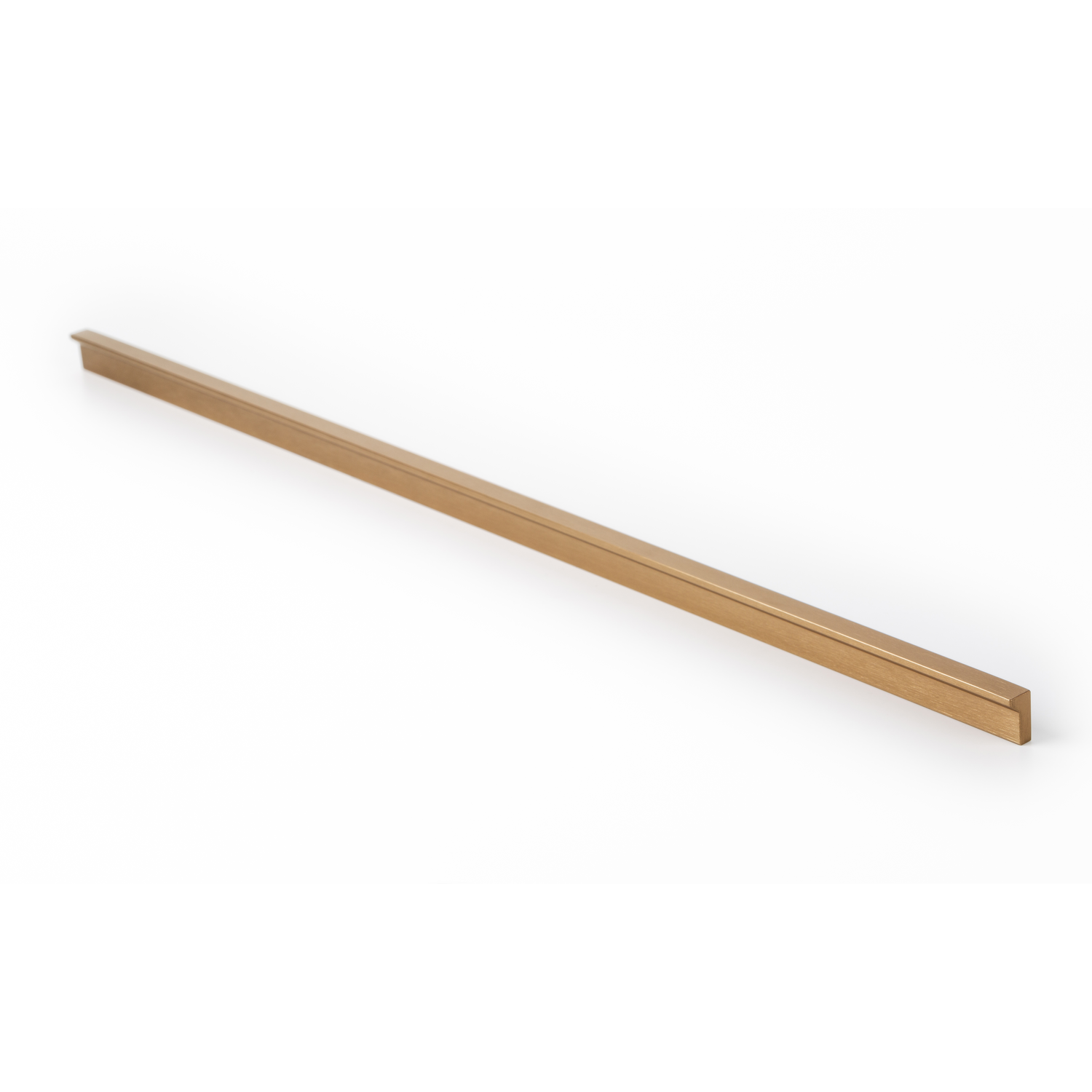 Poignée ANGLE BA640-320 L900 aluminium brossé foncé laiton