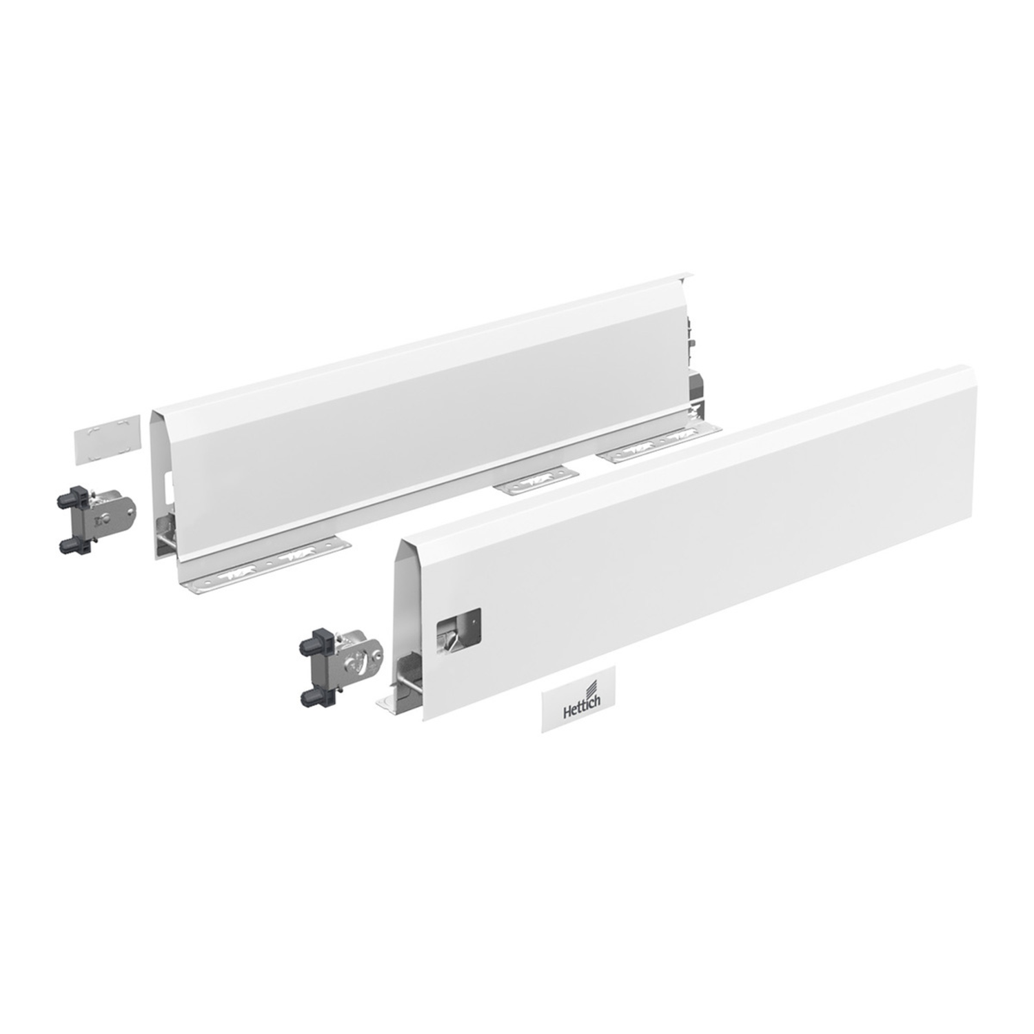 ArciTech Schuif- / frontlade, setverpakking, ladezijwand hoogte 126 x NL 450 mm, wit, links en rechts