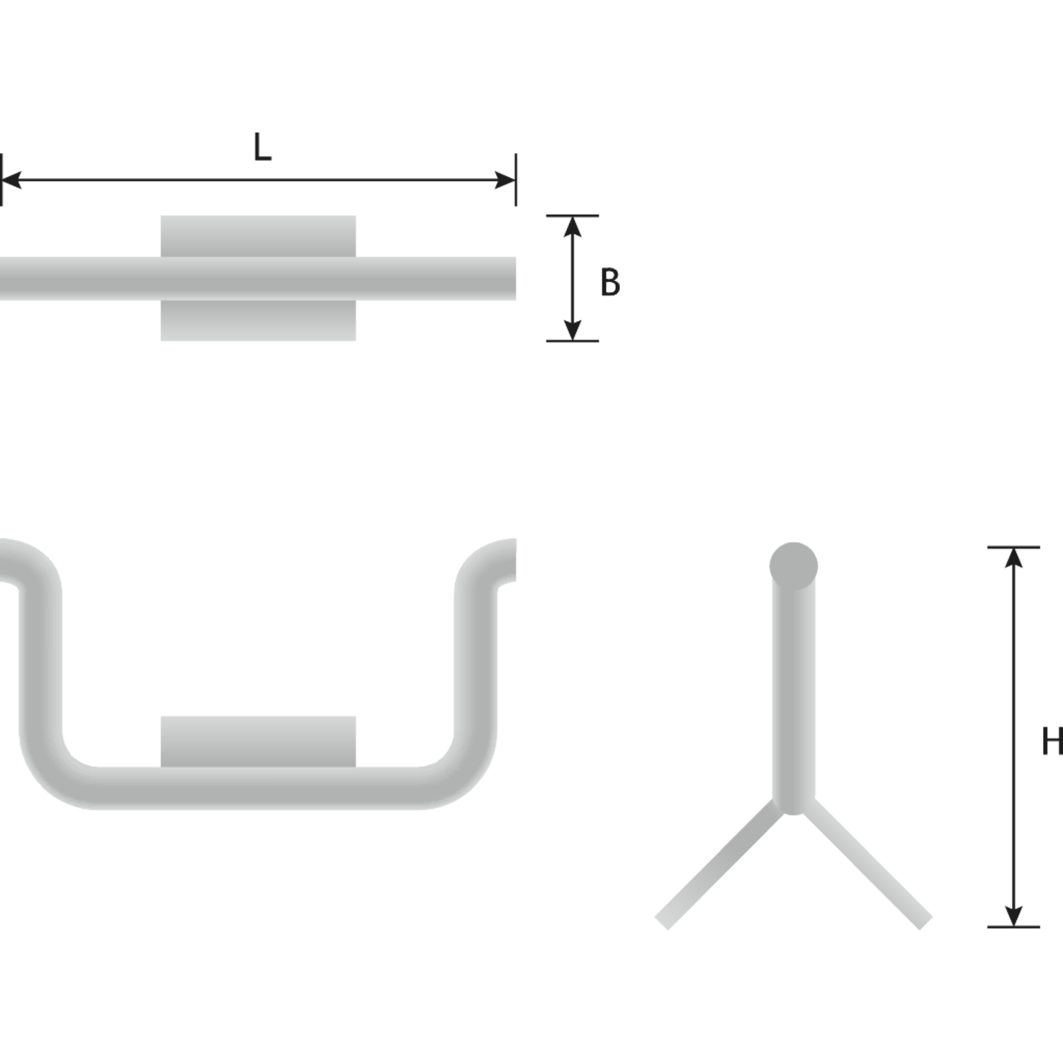 Binnenhoek C- vorm helderwit r9003