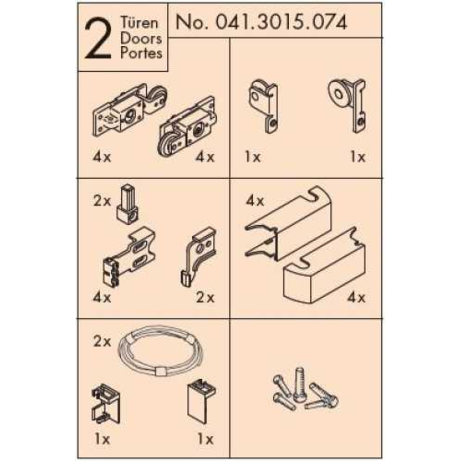 Hawa Libra 20 hInslide/Forslide Synchro garniture de base