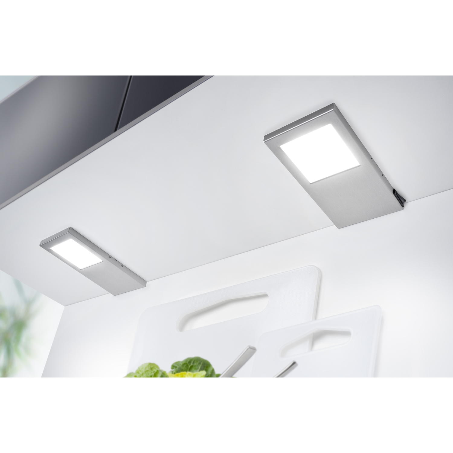 Tadeo XL led-Set 3 x 5.4w 12V 4000K RVS+schakelaar